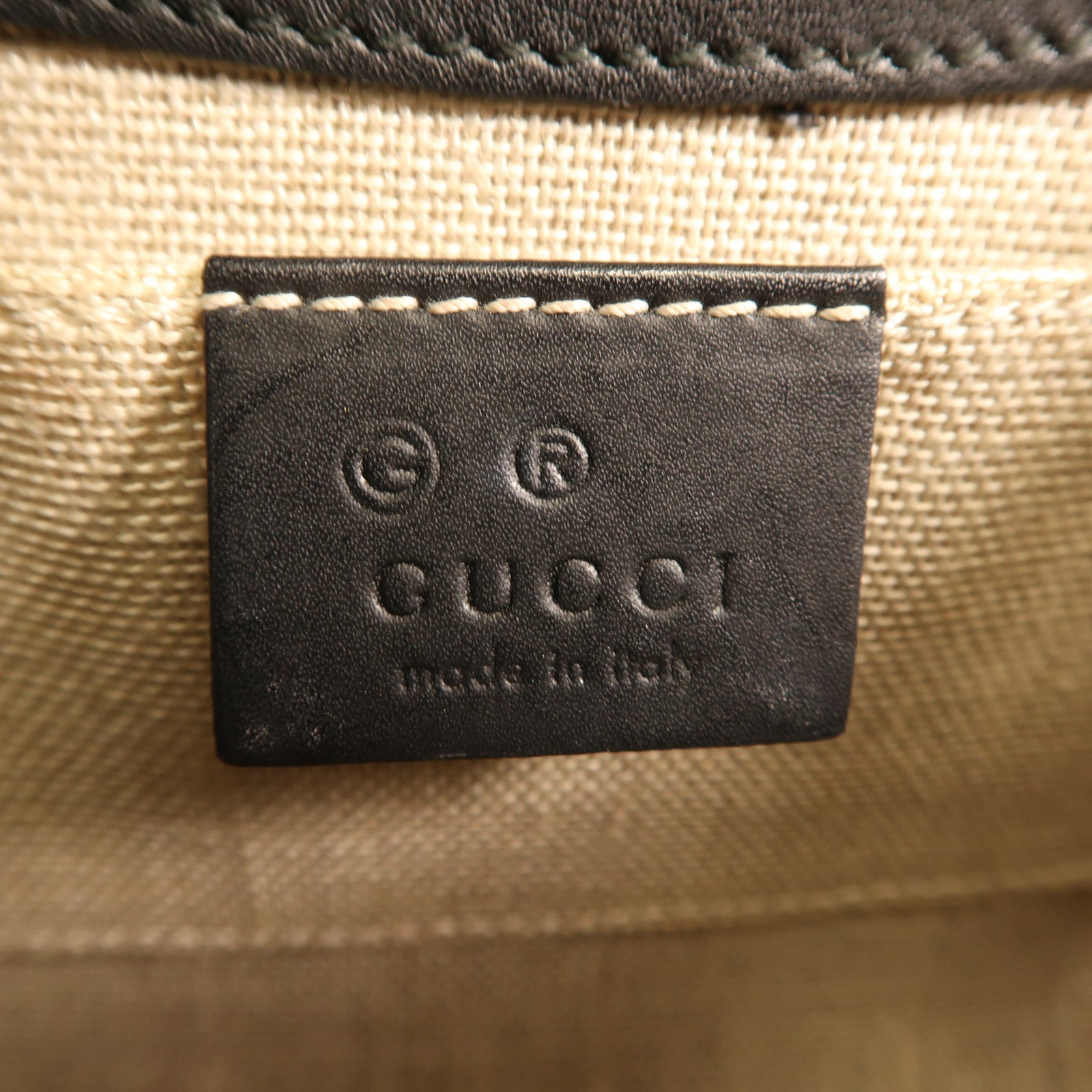 GUCCI 牛皮皮革Guccissima Mini Emily金扣鏈帶肩背袋
