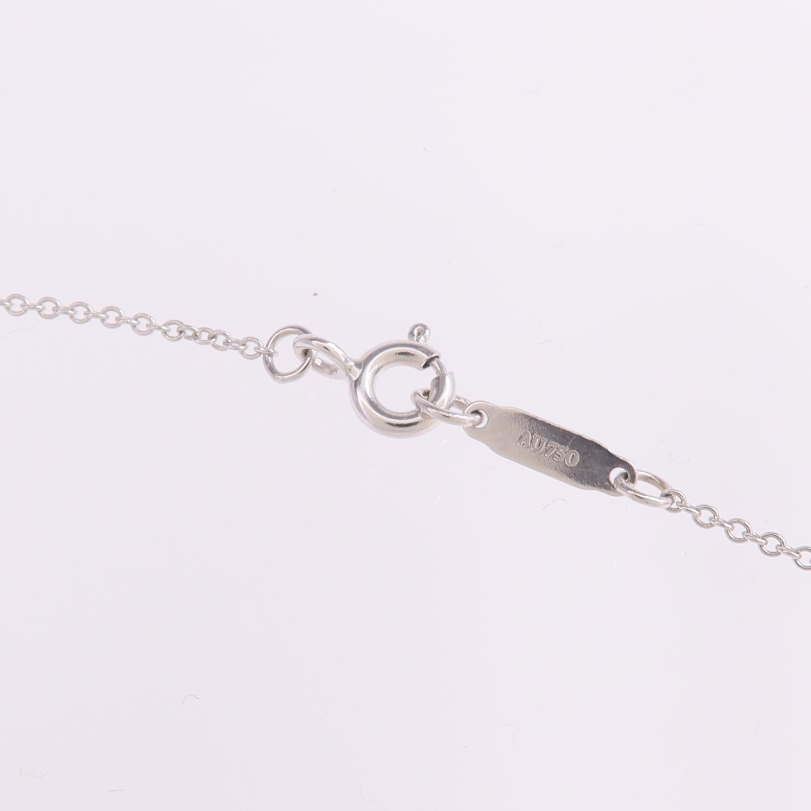 TIFFANY＆CO 18K白金Return to Tiffany Heart Diamond鑽石項鍊