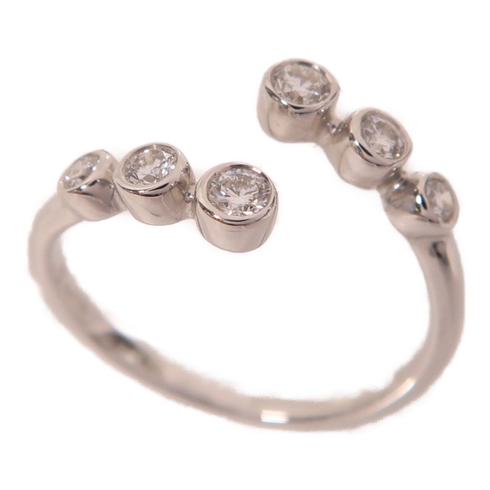 JEWELRY【激減優惠】 18K白金Diamond 2.2g 0.30ct鑽石戒指6.75