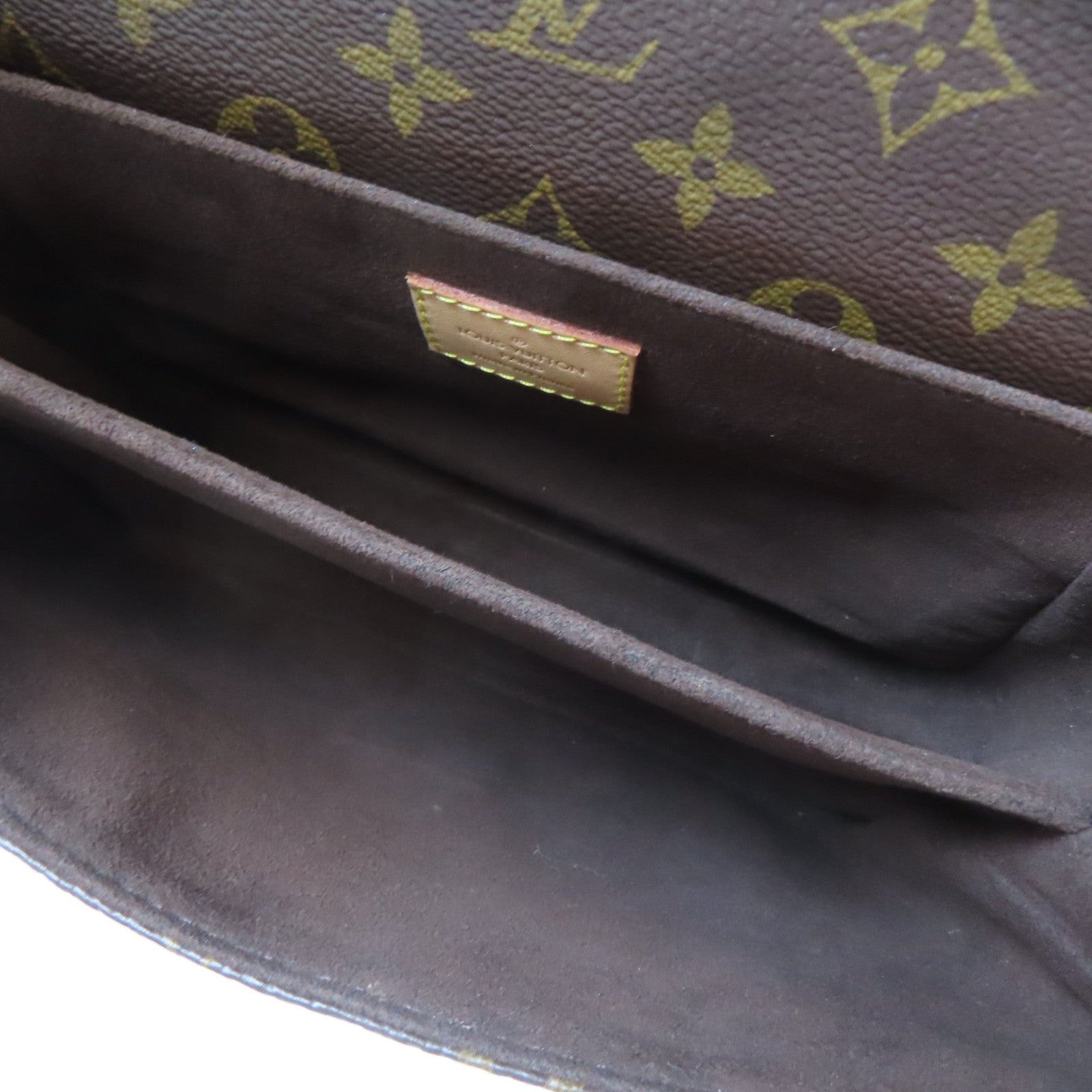 LOUIS VUITTON Monogram Pochette Metis金扣手挽肩背兩用袋啡色