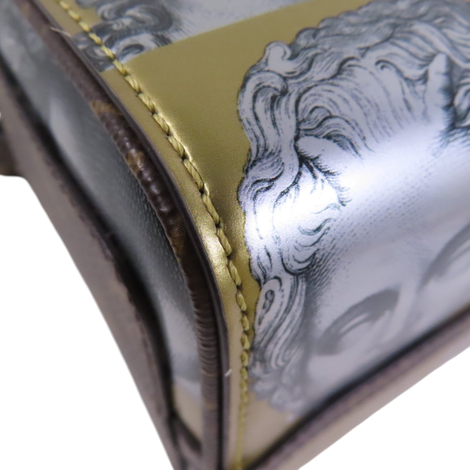 LOUIS VUITTON 塗層帆布Vuitton Fornasetti金扣手挽肩背兩用袋