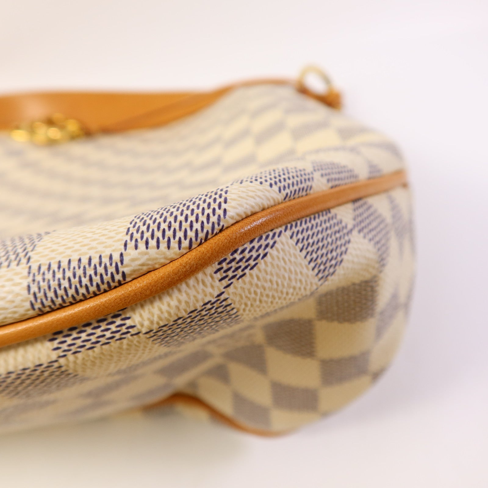 LOUIS VUITTON 【激減優惠】Damier Azur Delightful MM金扣肩背袋