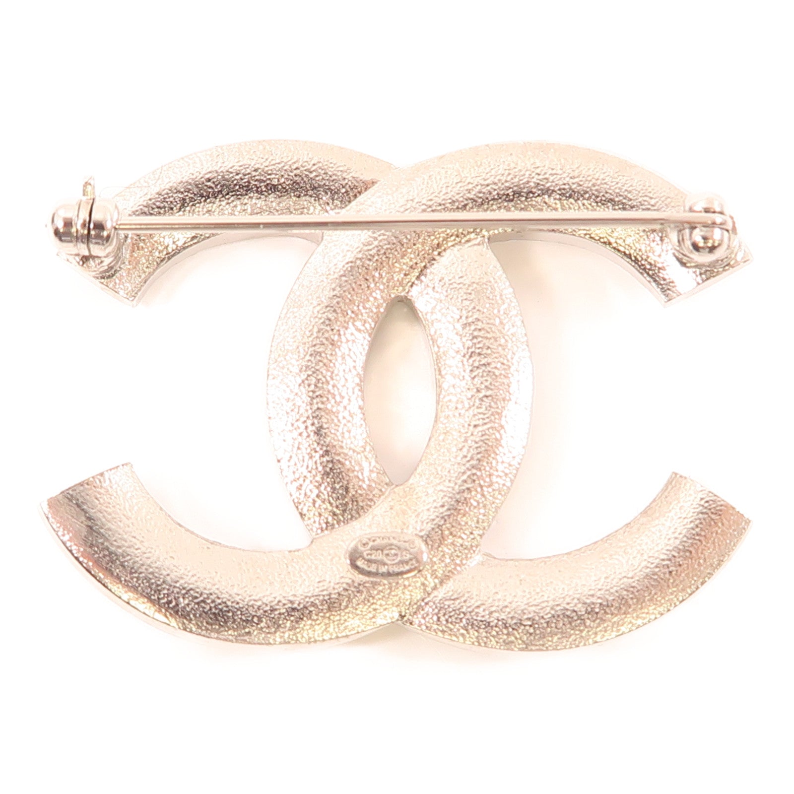 CHANEL 金屬Brooch胸針銀色