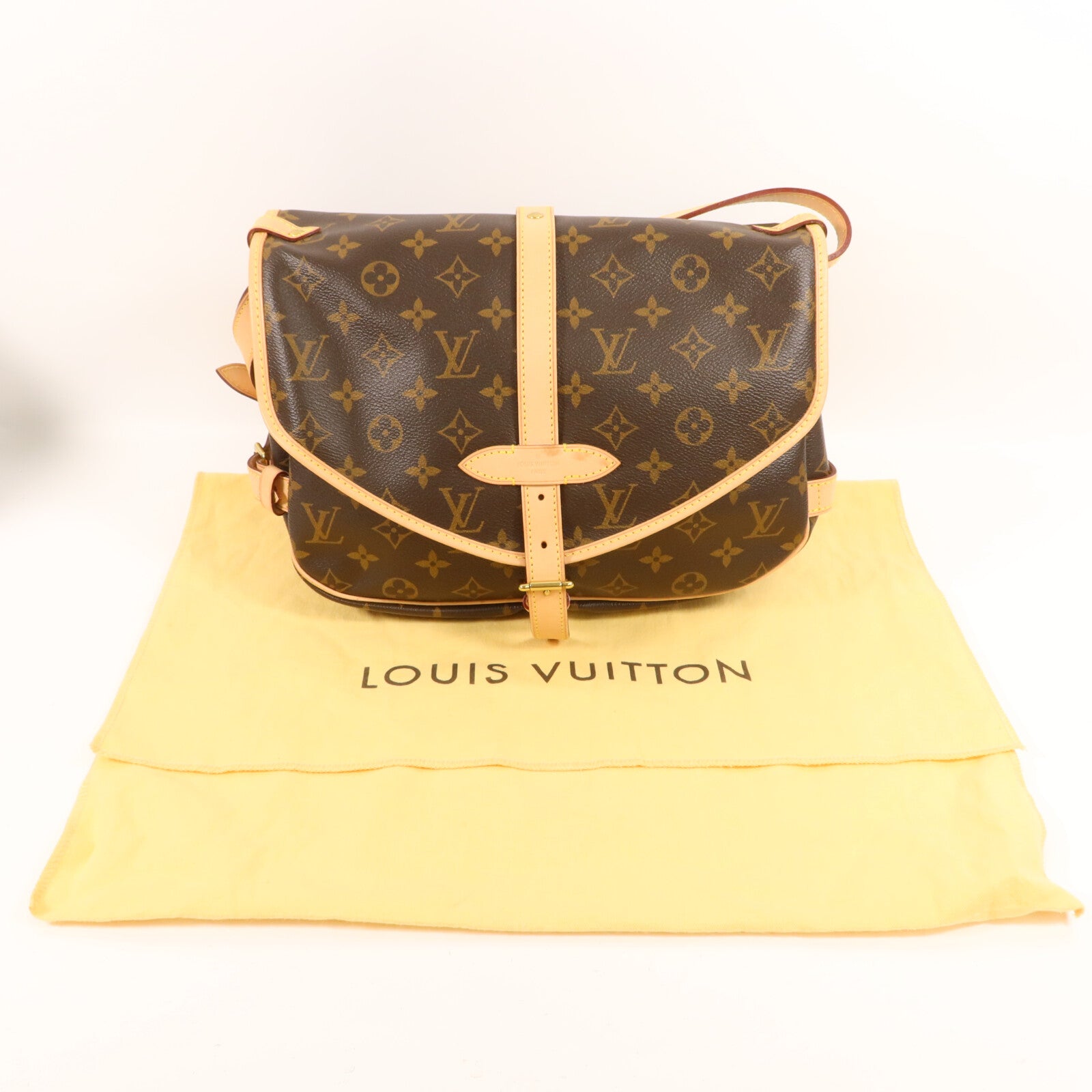 LOUIS VUITTON Monogram Saumur 30肩背袋