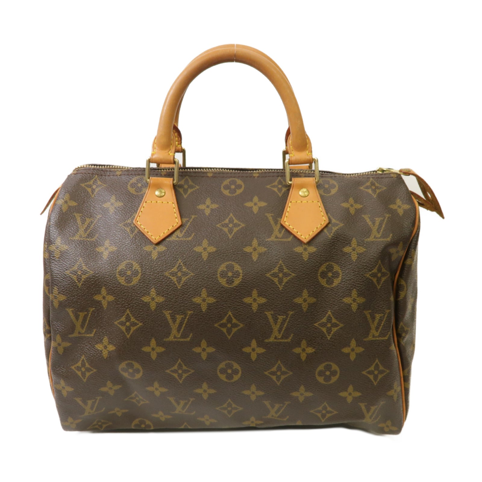 LOUIS VUITTON 【激減優惠】Monogram Speedy 30金扣手挽袋啡色