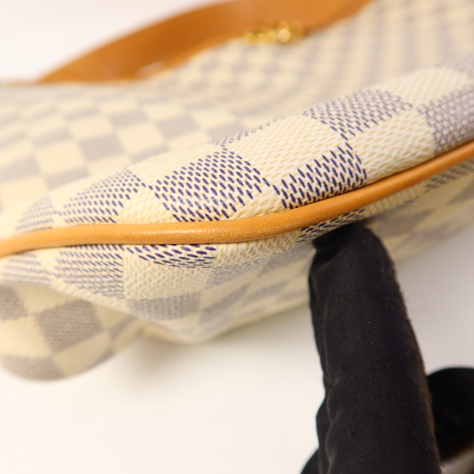 LOUIS VUITTON 【激減優惠】Damier Azur Delightful MM金扣肩背袋