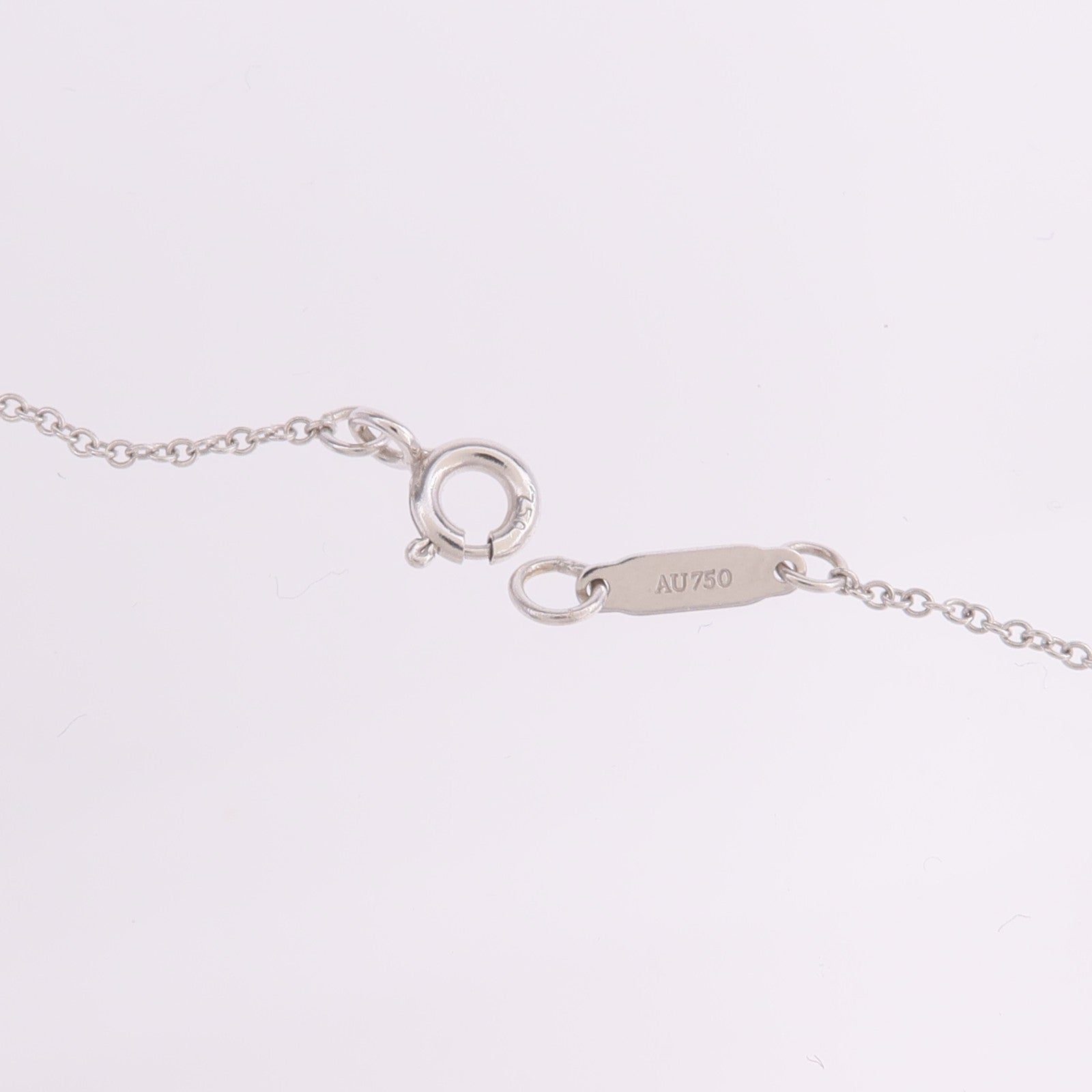 TIFFANY＆CO 18K白金Return to Tiffany Heart Diamond鑽石項鍊