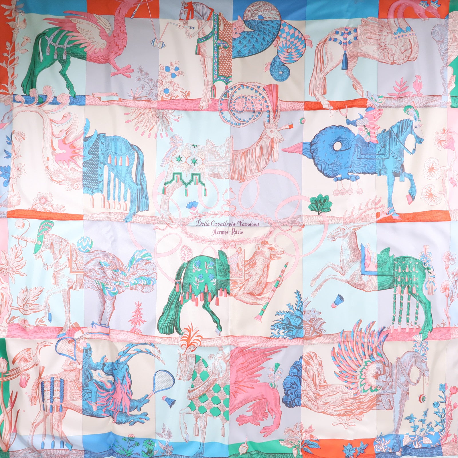 HERMES 絲質Scarf 90X90絲巾