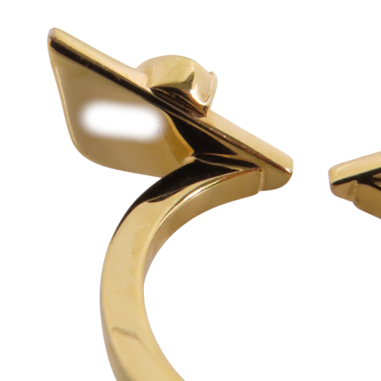 FENDI 金屬/水鑽Monster Ring戒指US#4.25