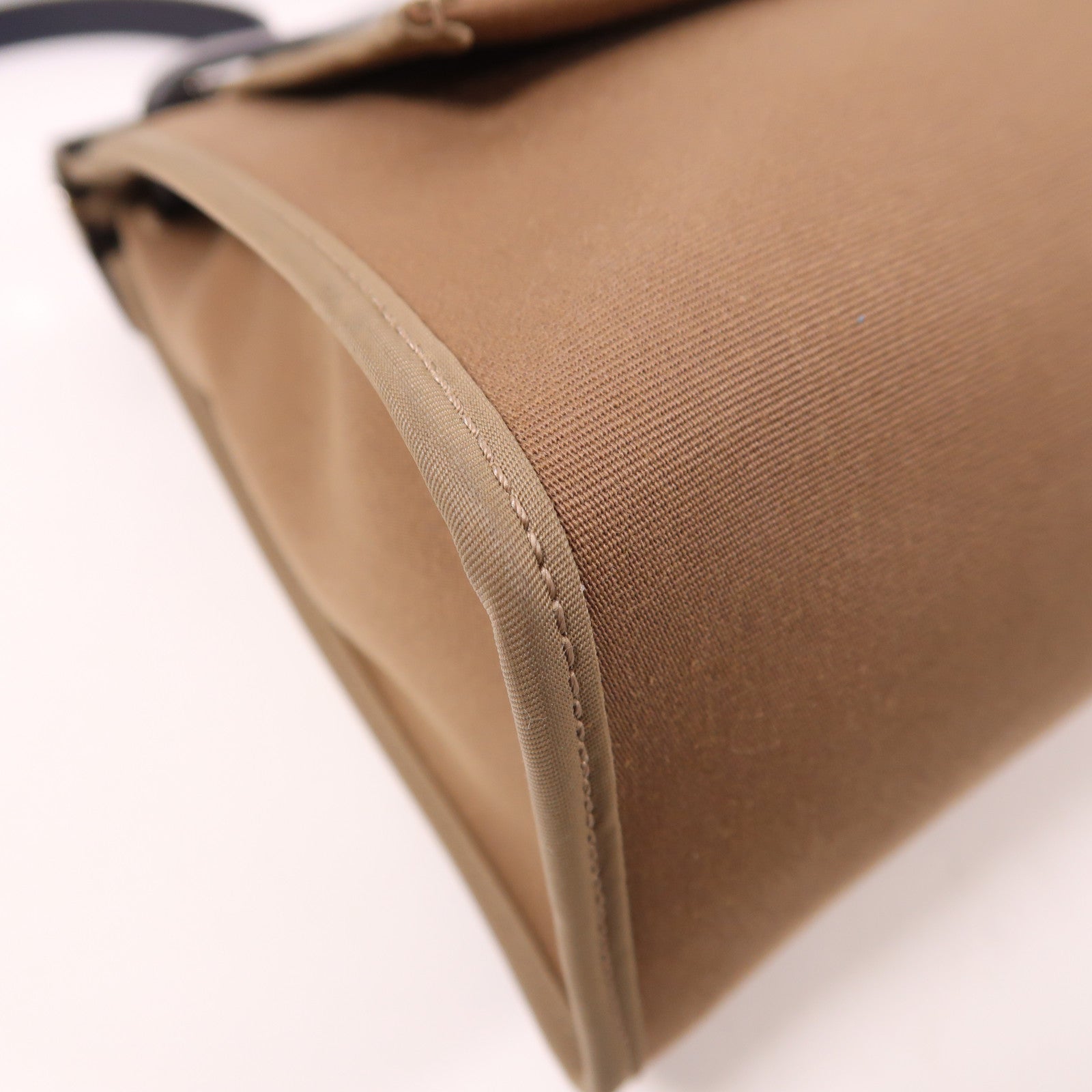 HERMES 【激減優惠】帆布Herbag 31 PM銀扣手挽肩背兩用袋