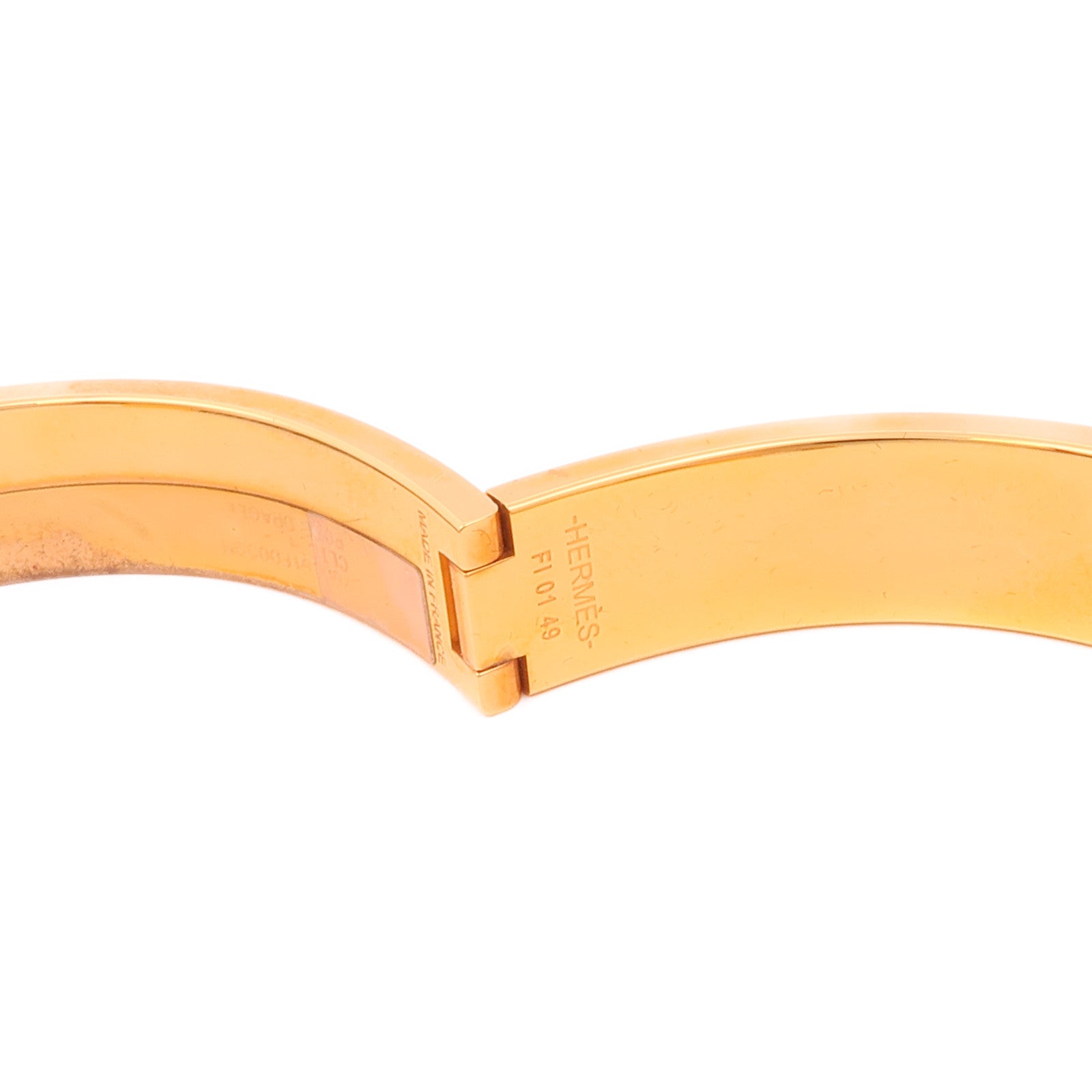 HERMES 金屬Clic H Bangle手鐲
