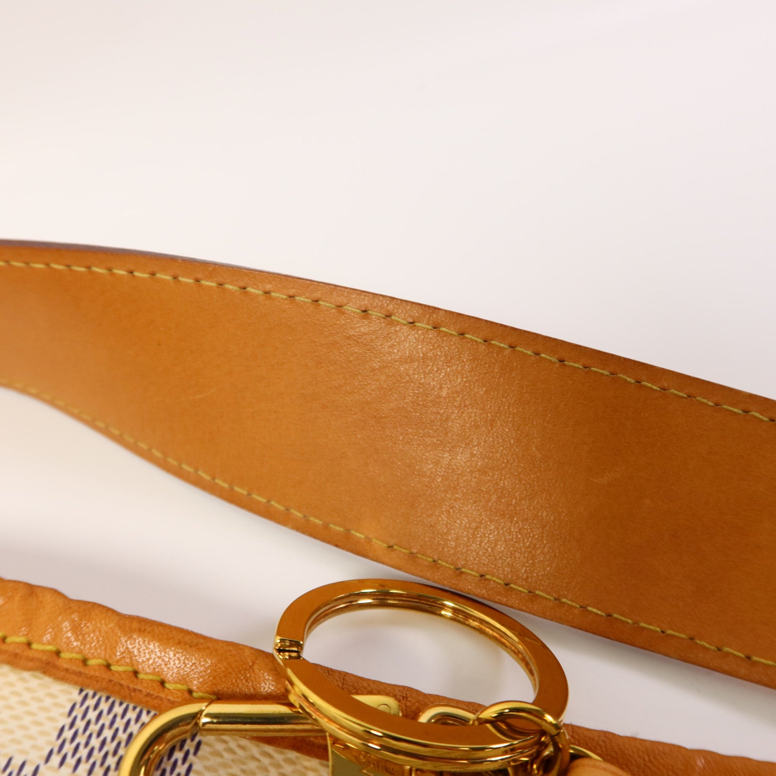 LOUIS VUITTON 【激減優惠】Damier Azur Delightful MM金扣肩背袋