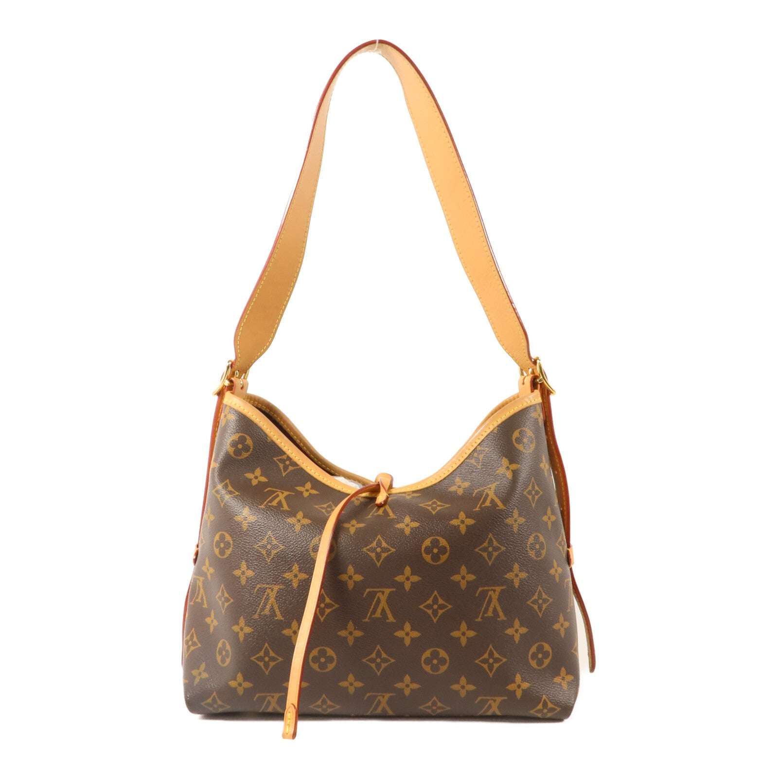 LOUIS VUITTON Monogram CarryAll PM金扣肩背袋