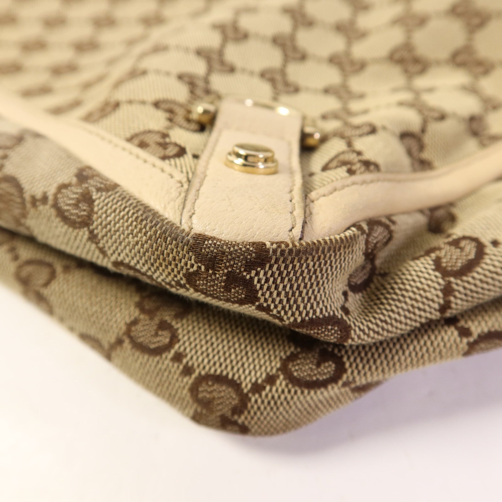 GUCCI 帆布Abbey Tote Bag金扣手挽袋