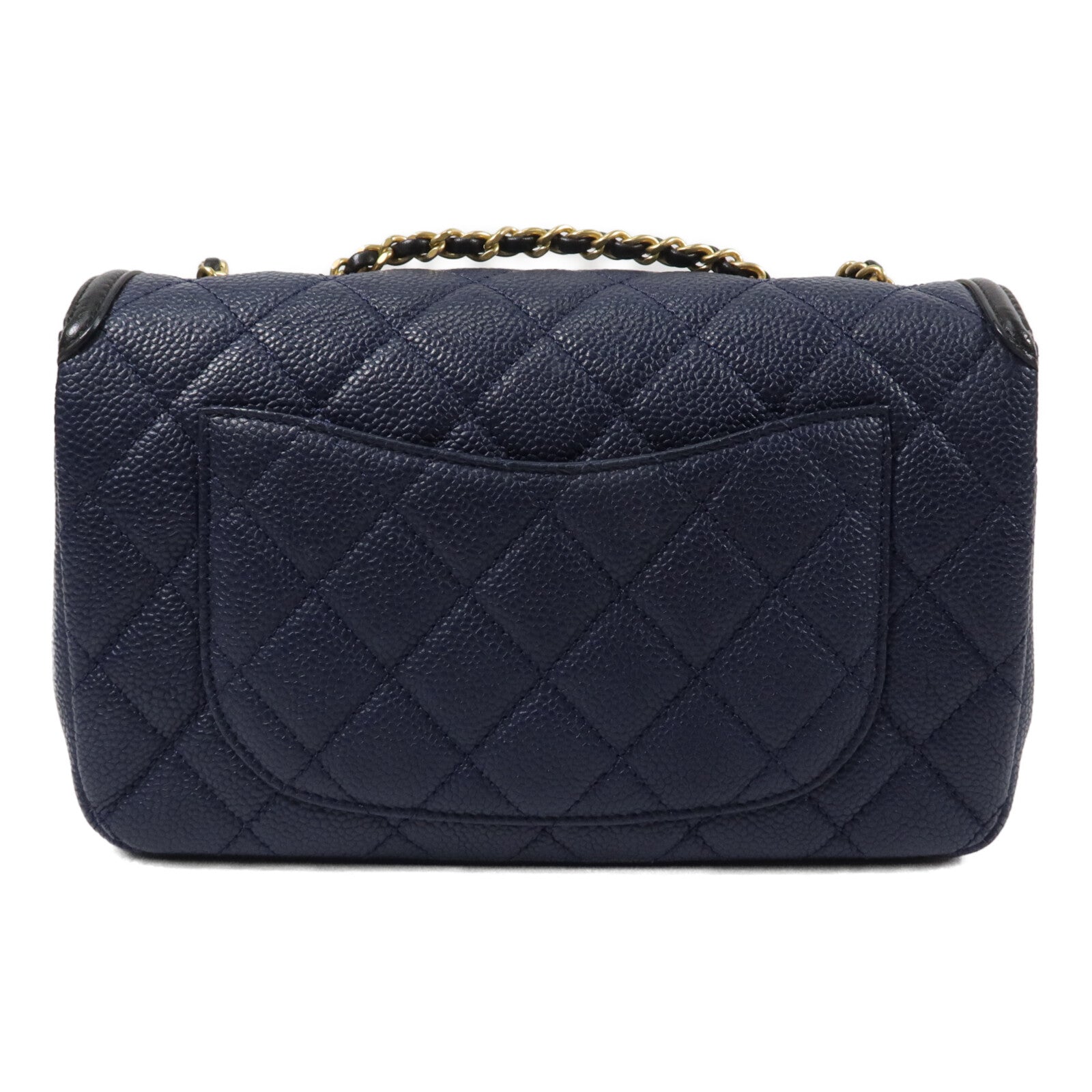 CHANEL 牛皮皮革CC Filigree Small Flap Bag鏈帶肩背袋