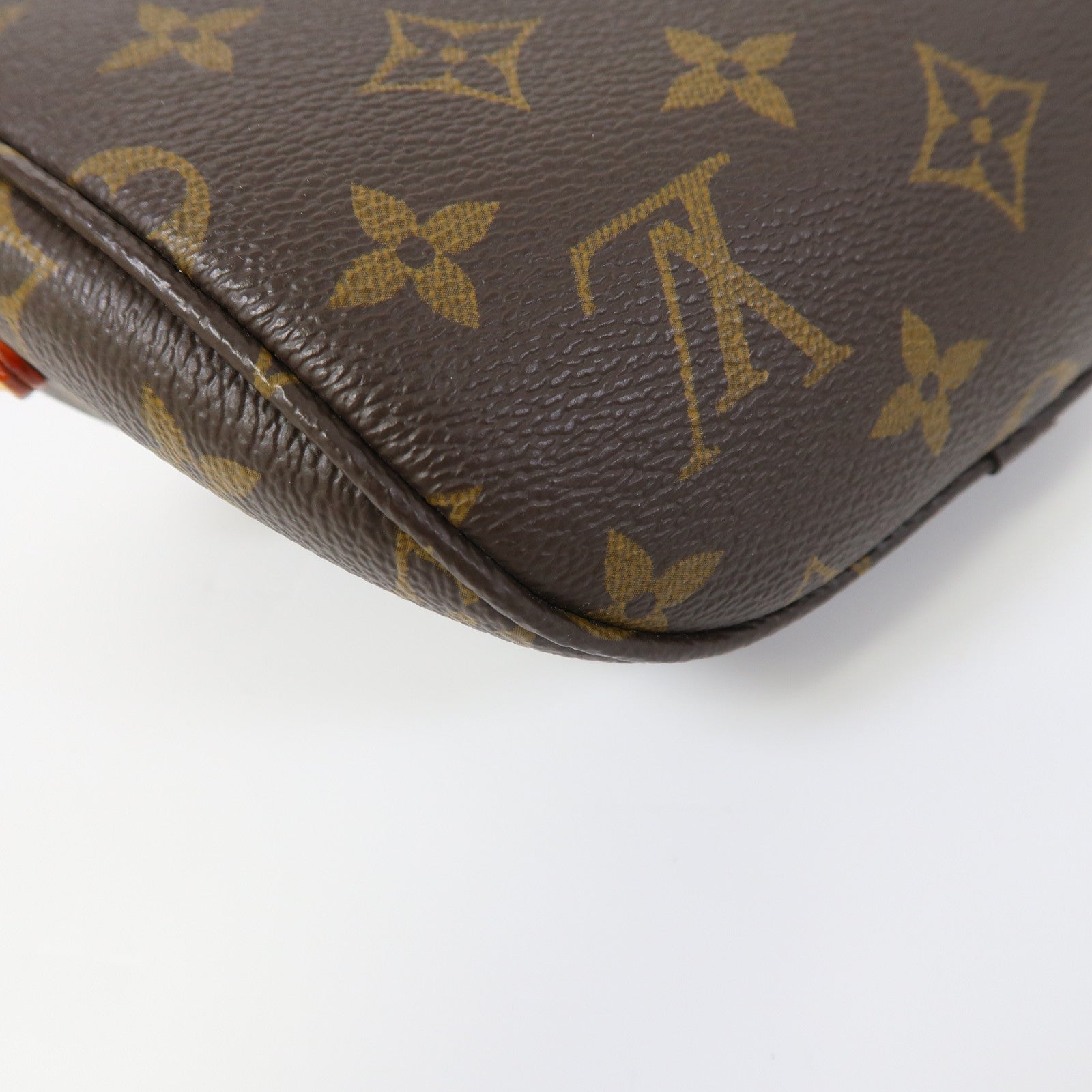 LOUIS VUITTON Monogram Mini Bumbag金扣肩背袋啡色