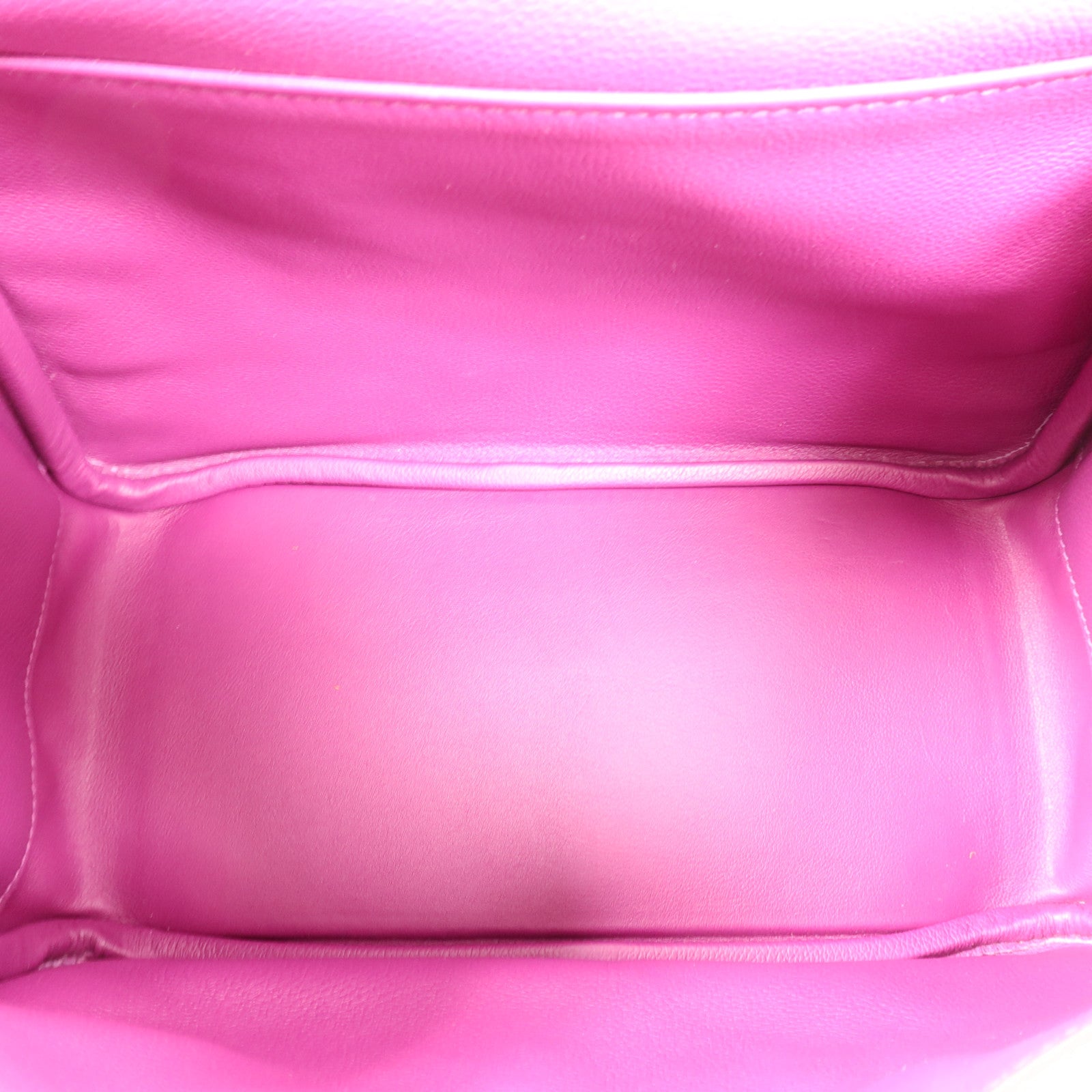 HERMES Evercolor皮革Lindy 26銀扣手挽肩背兩用袋Anemone