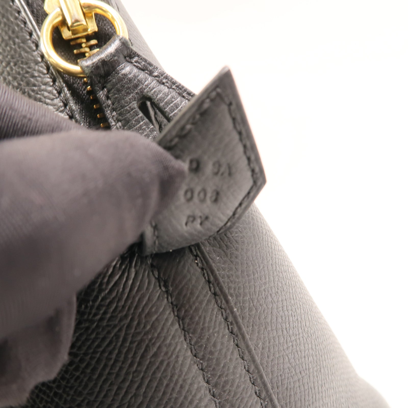 HERMES Epsom皮革Bolide1923 30金扣手挽肩背兩用袋Noir