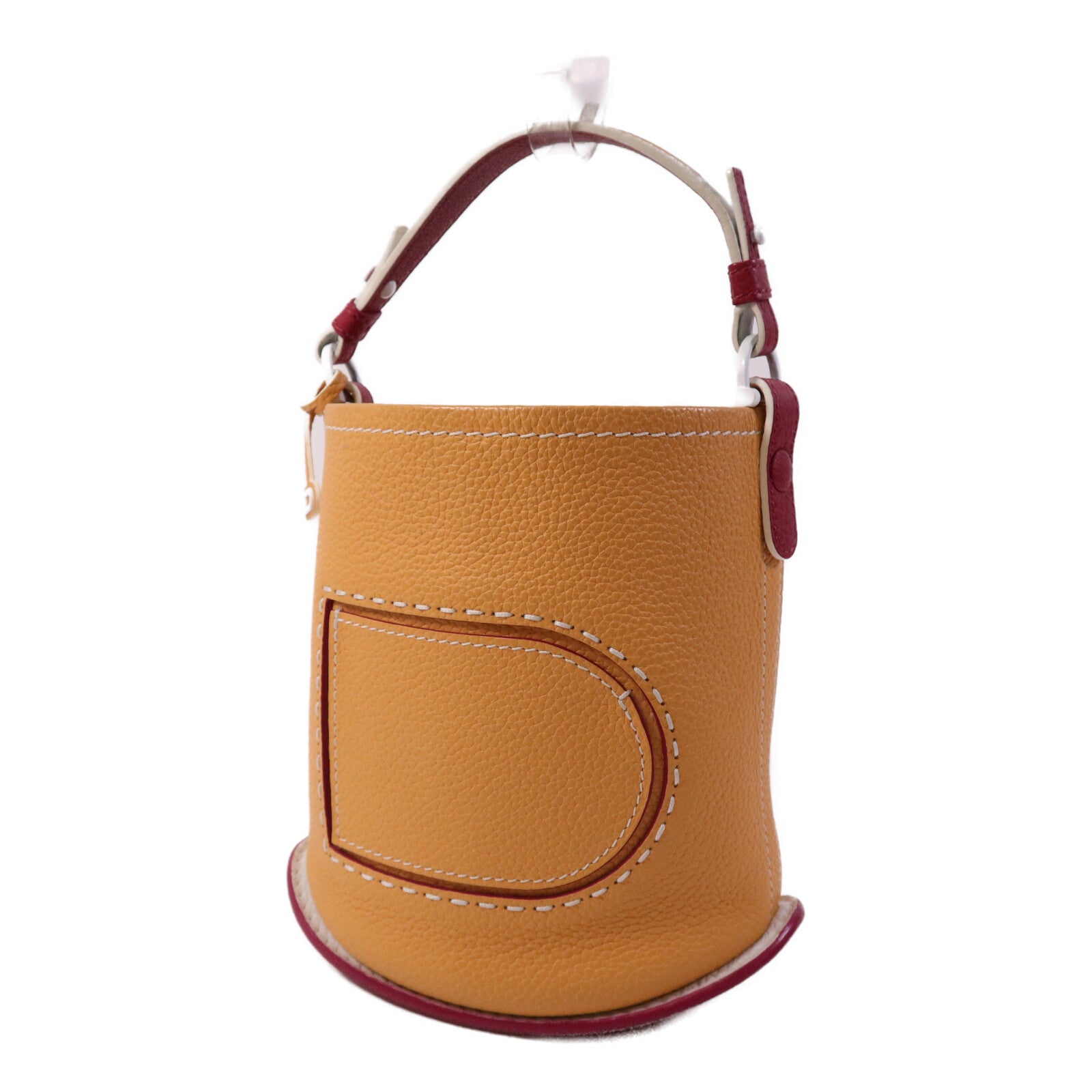 Delvaux 【激減優惠】Taurillon Soft Pin Mini Bucket手挽袋
