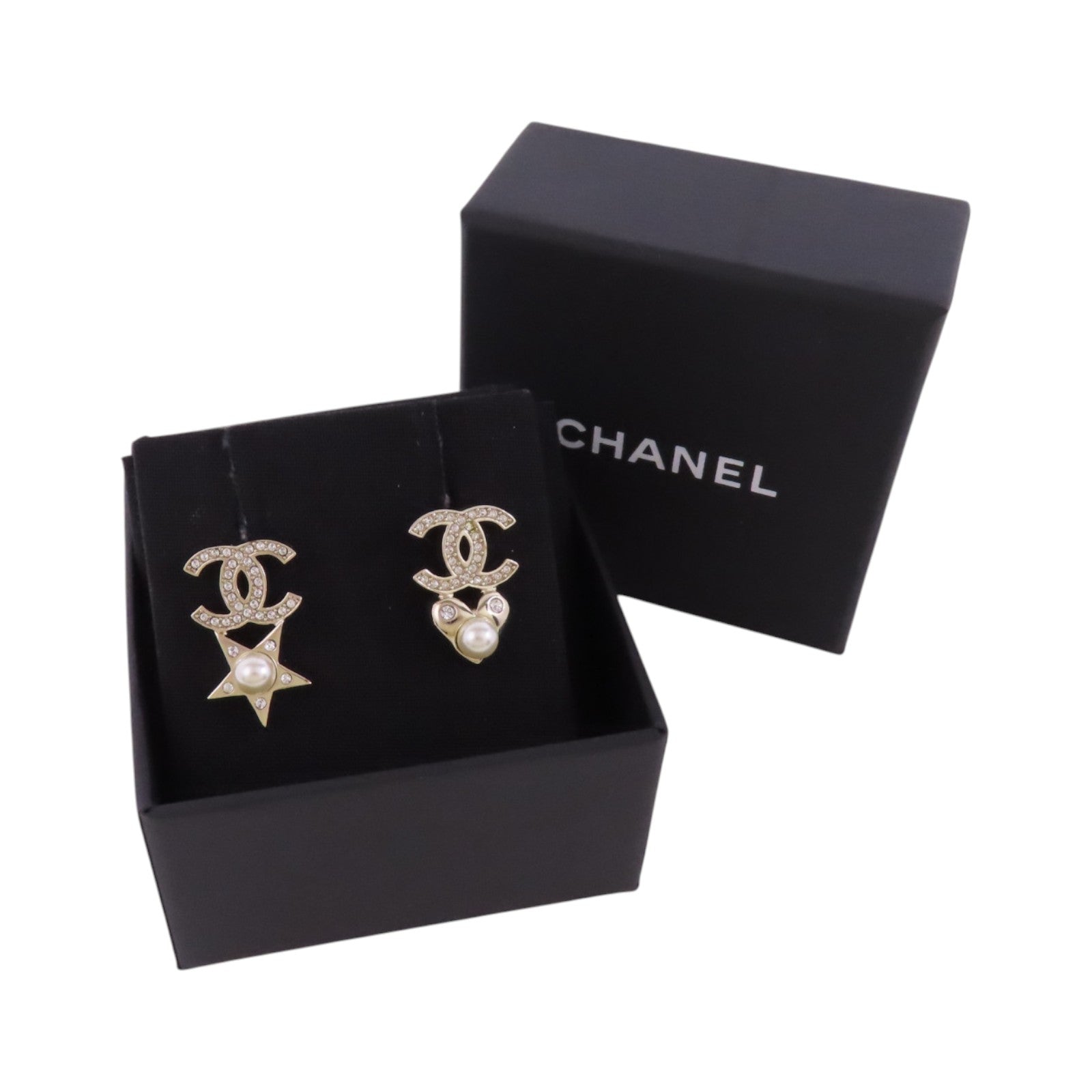 CHANEL 金屬/仿珍珠/水鑽Earrings耳環