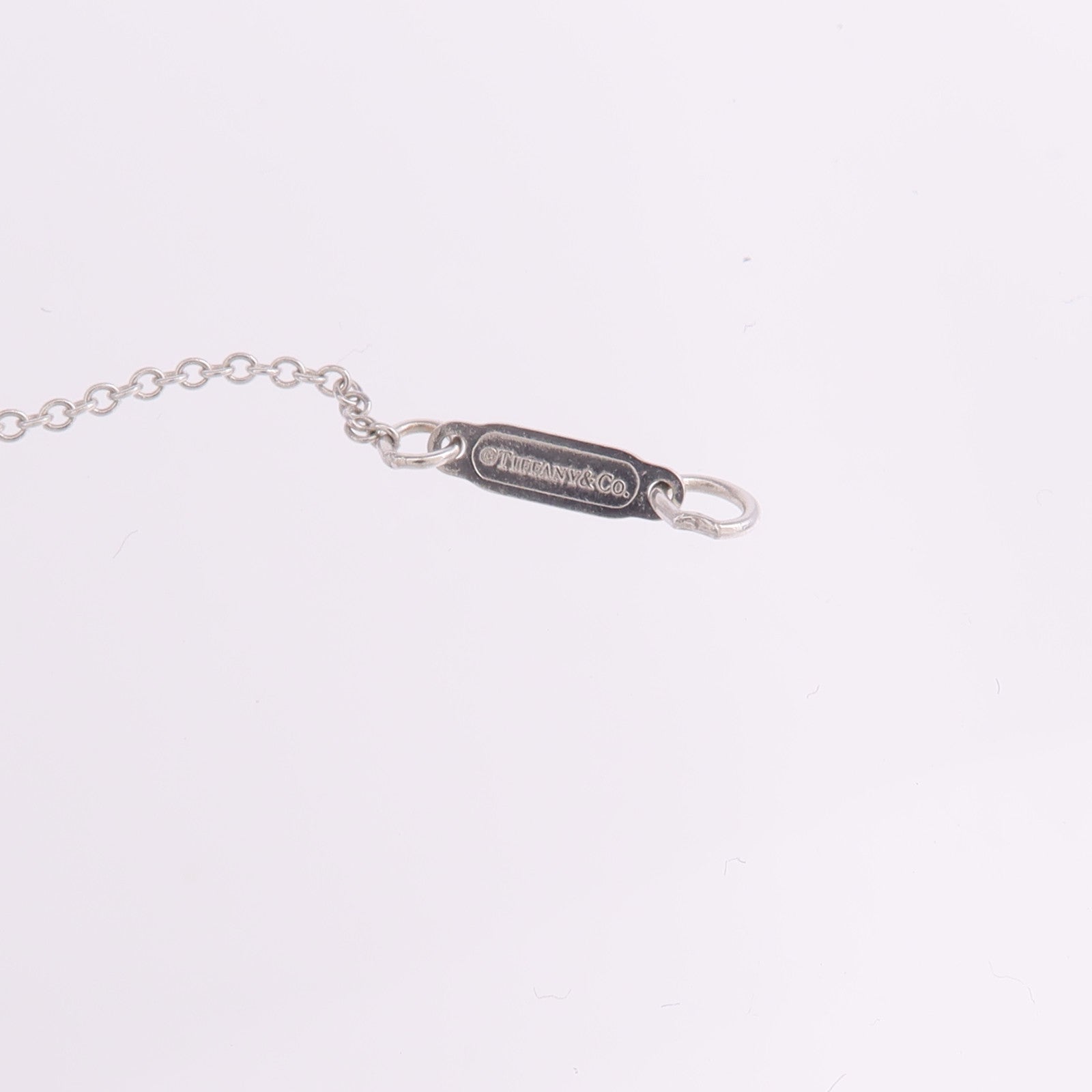 TIFFANY＆CO 18K白金Return to Tiffany Heart Diamond鑽石項鍊