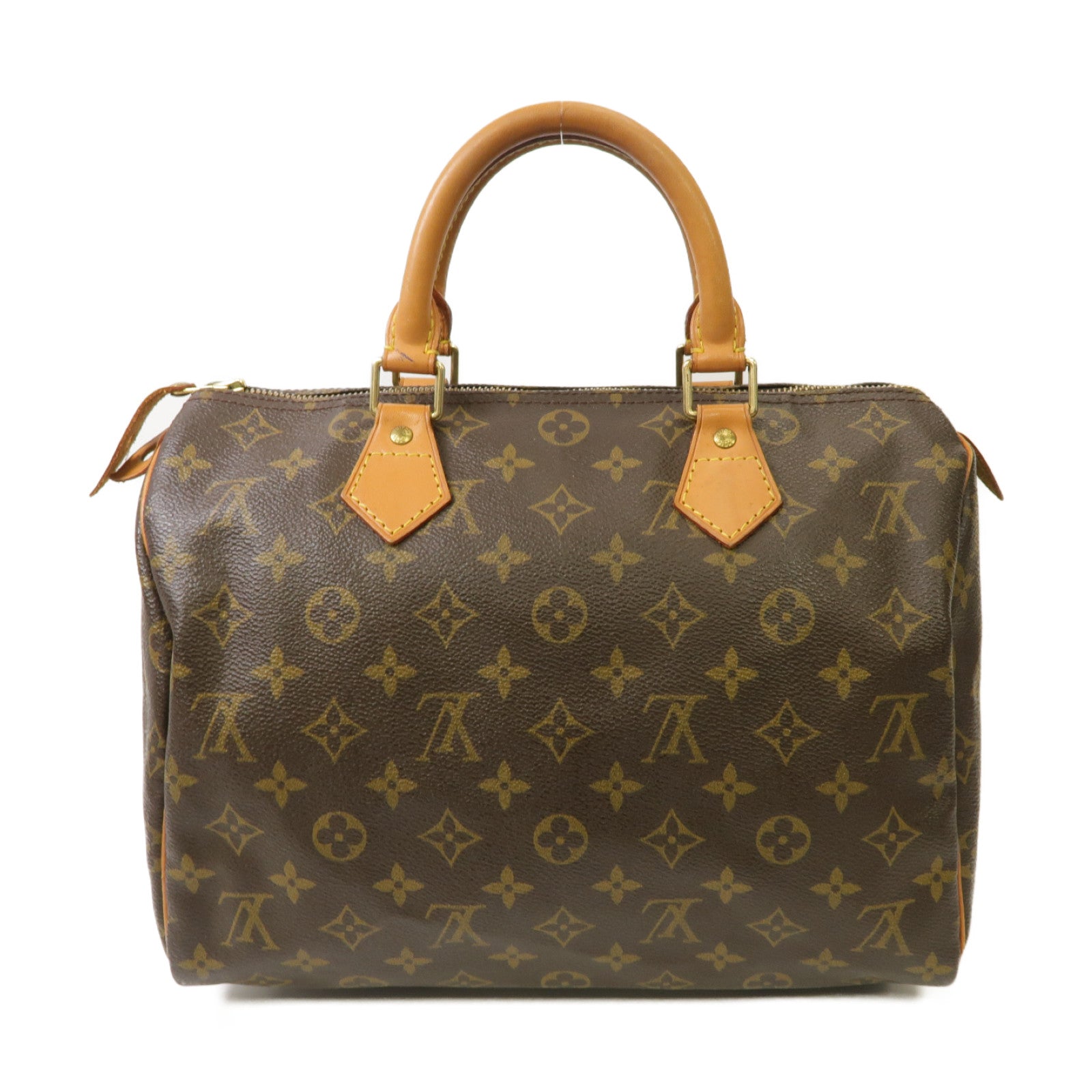 LOUIS VUITTON 【激減優惠】Monogram Speedy 30金扣手挽袋啡色