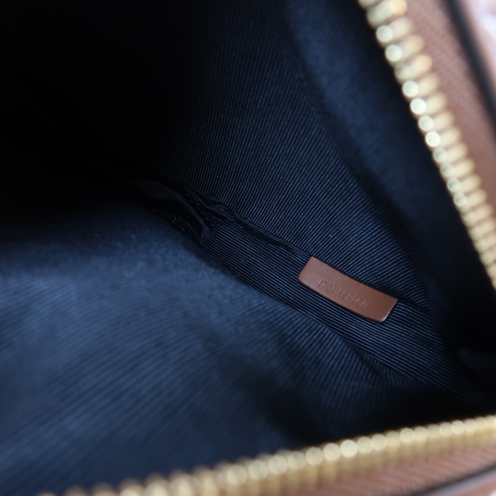 BURBERRY 牛皮皮革/帆布Louise Bag金扣肩背袋米色/啡色