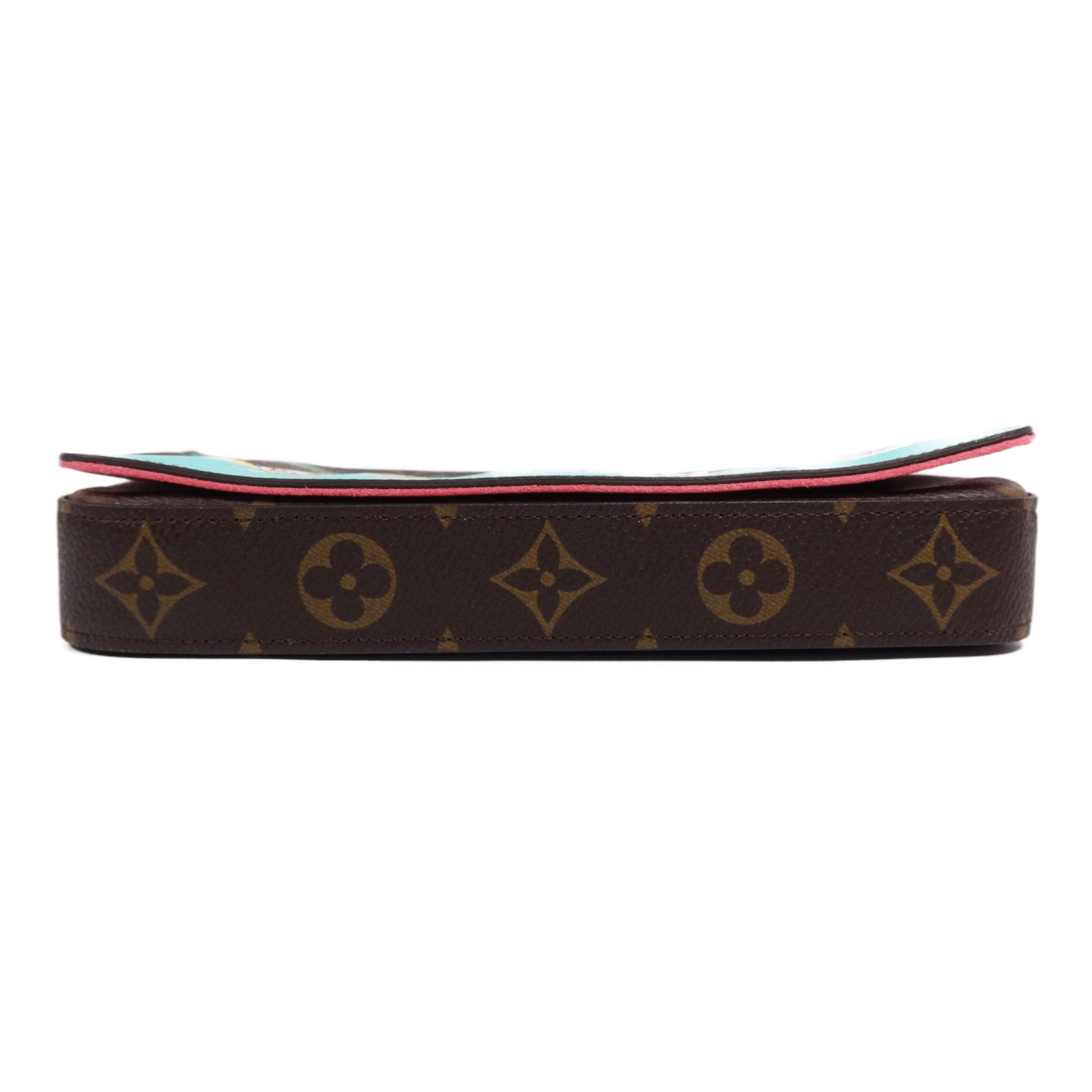 LOUIS VUITTON Monogram Felicie Pochette金扣鏈帶肩背袋