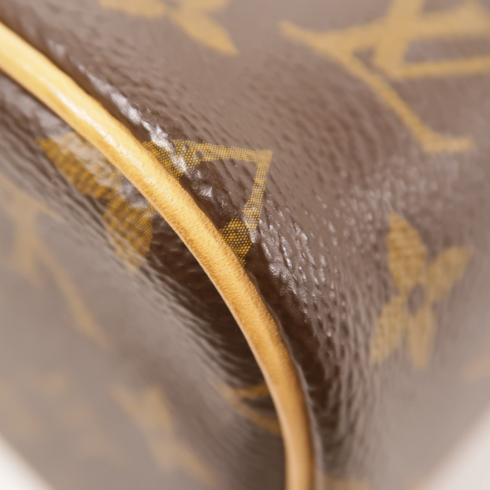 LOUIS VUITTON Monogram Nice BB金扣手挽袋棕色