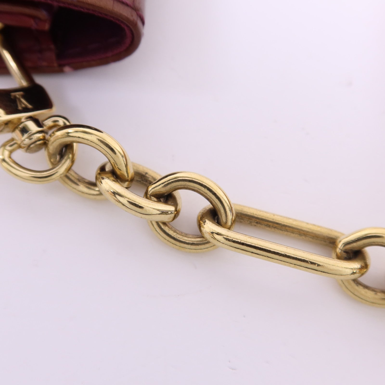 LOUIS VUITTON Vernis Sunset Boulevard金扣肩背袋