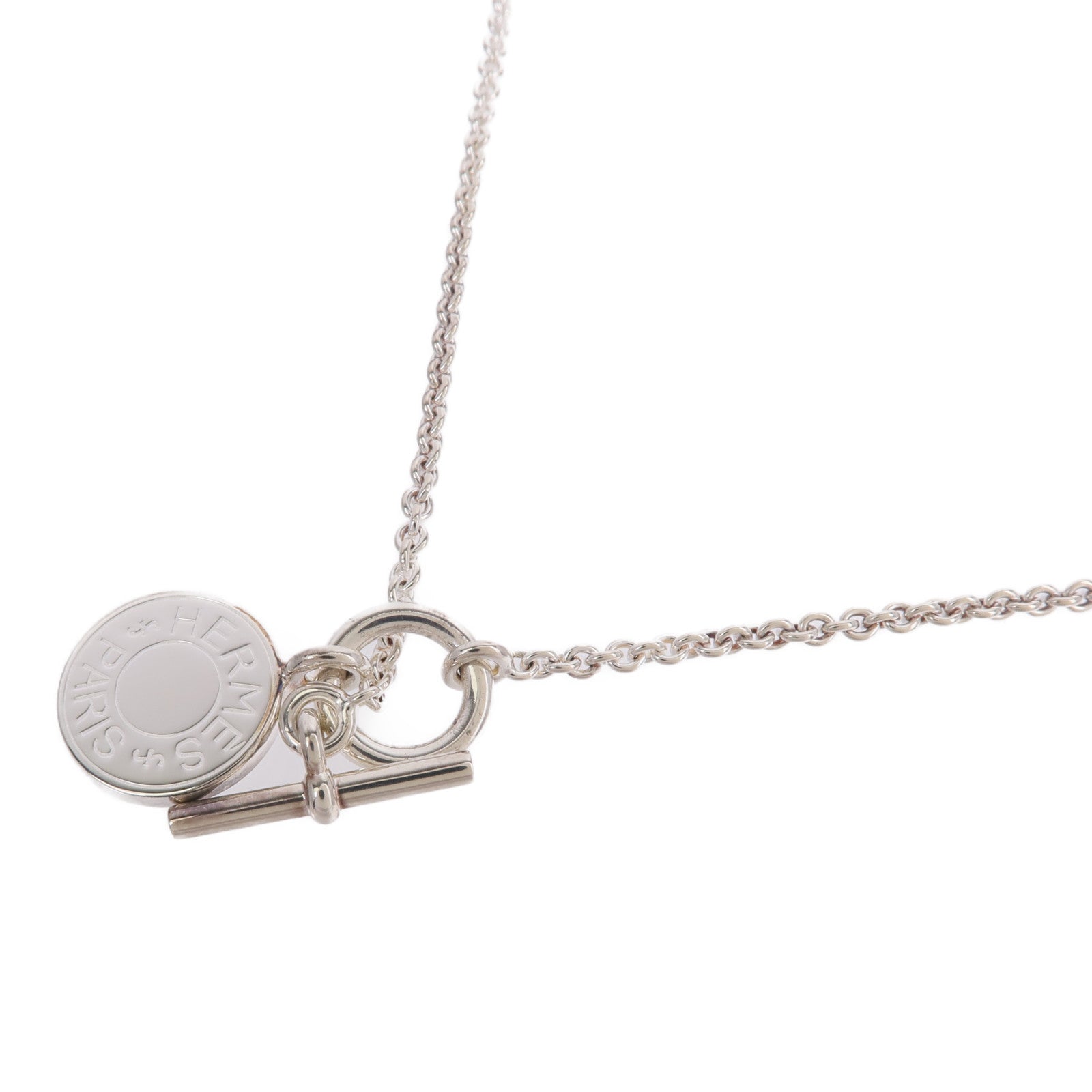 HERMES 925純銀Amulettes Ex-Libris Pendant項鍊
