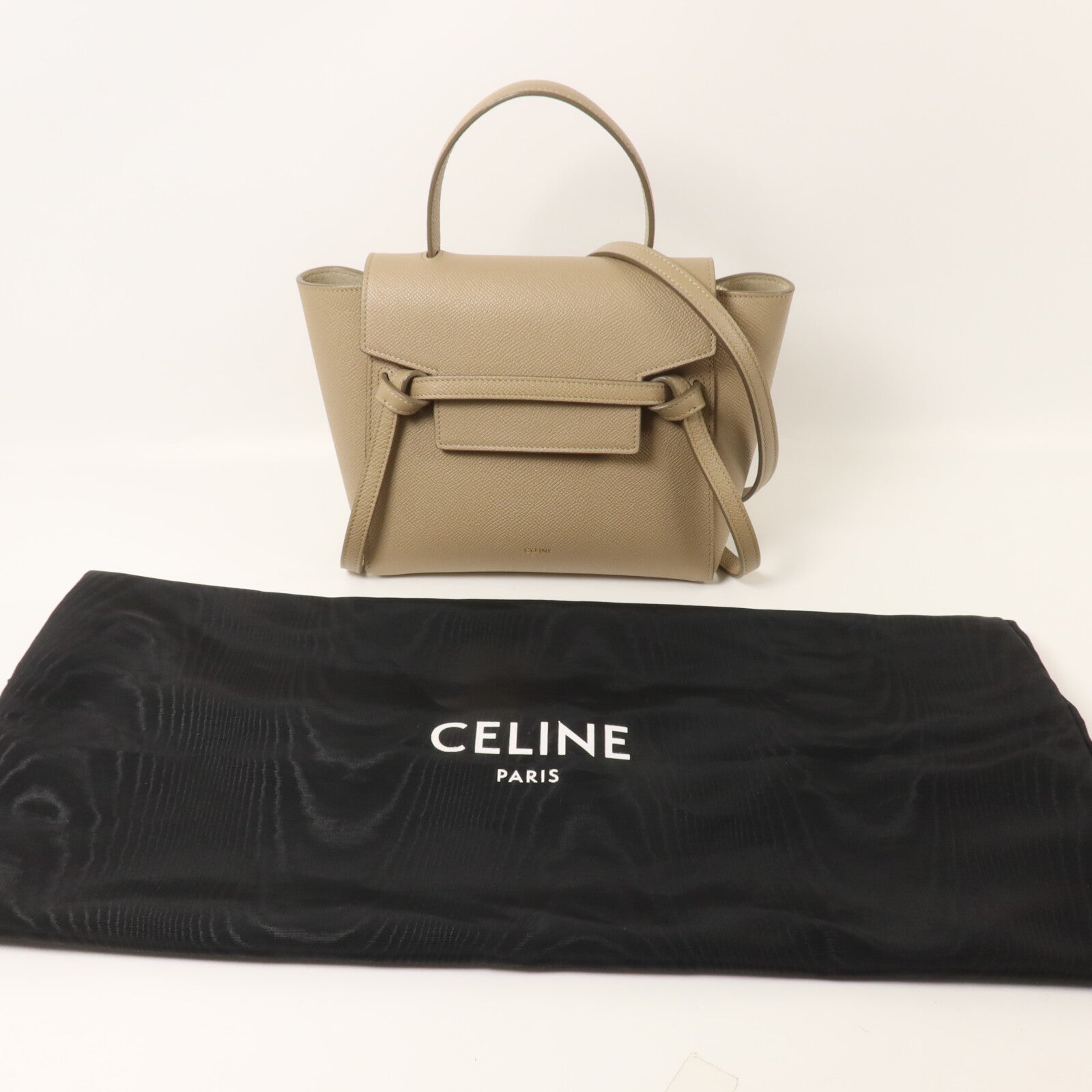 CELINE 牛皮皮革Nano Belt Bag手挽肩背兩用袋
