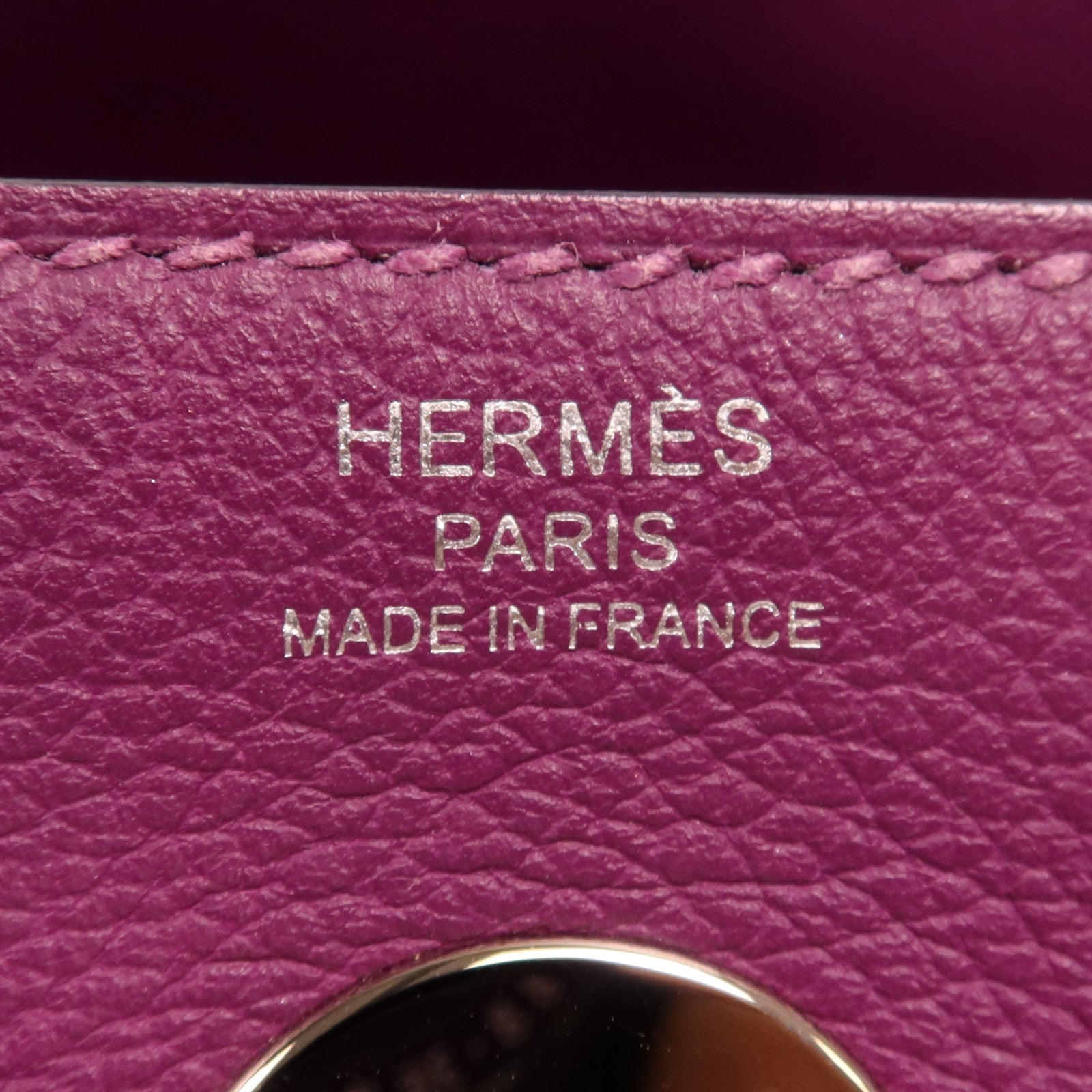 HERMES 【激減優惠】Evercolor皮革Lindy 26銀扣手挽肩背兩用袋Anemone
