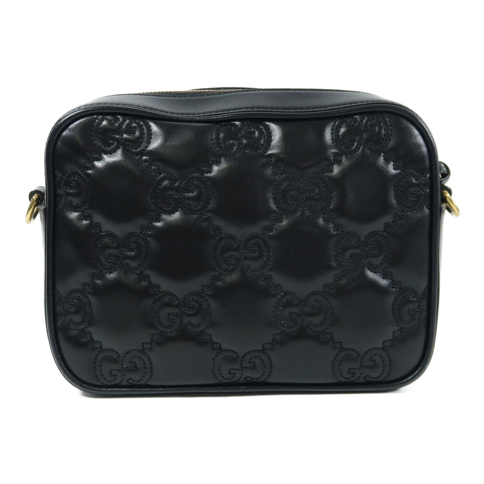 GUCCI 牛皮皮革GG Matelasse Small金扣肩背袋