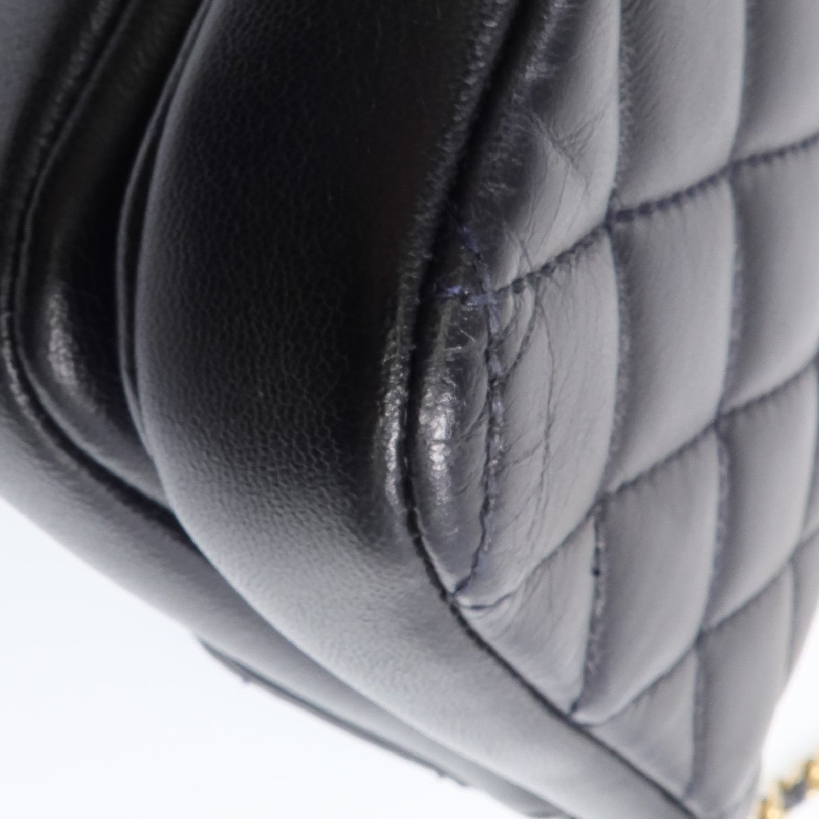 CHANEL 羊皮皮革Chain Shoulder金扣鏈帶肩背袋