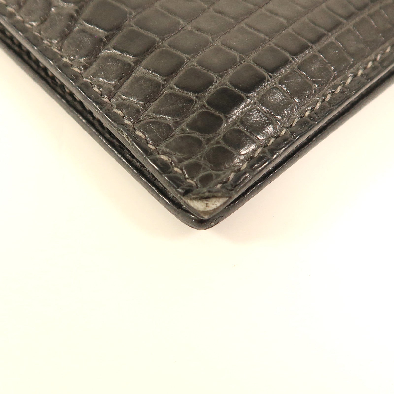 HERMES 【激減優惠】鱷魚皮革MC2 Euclide卡片套