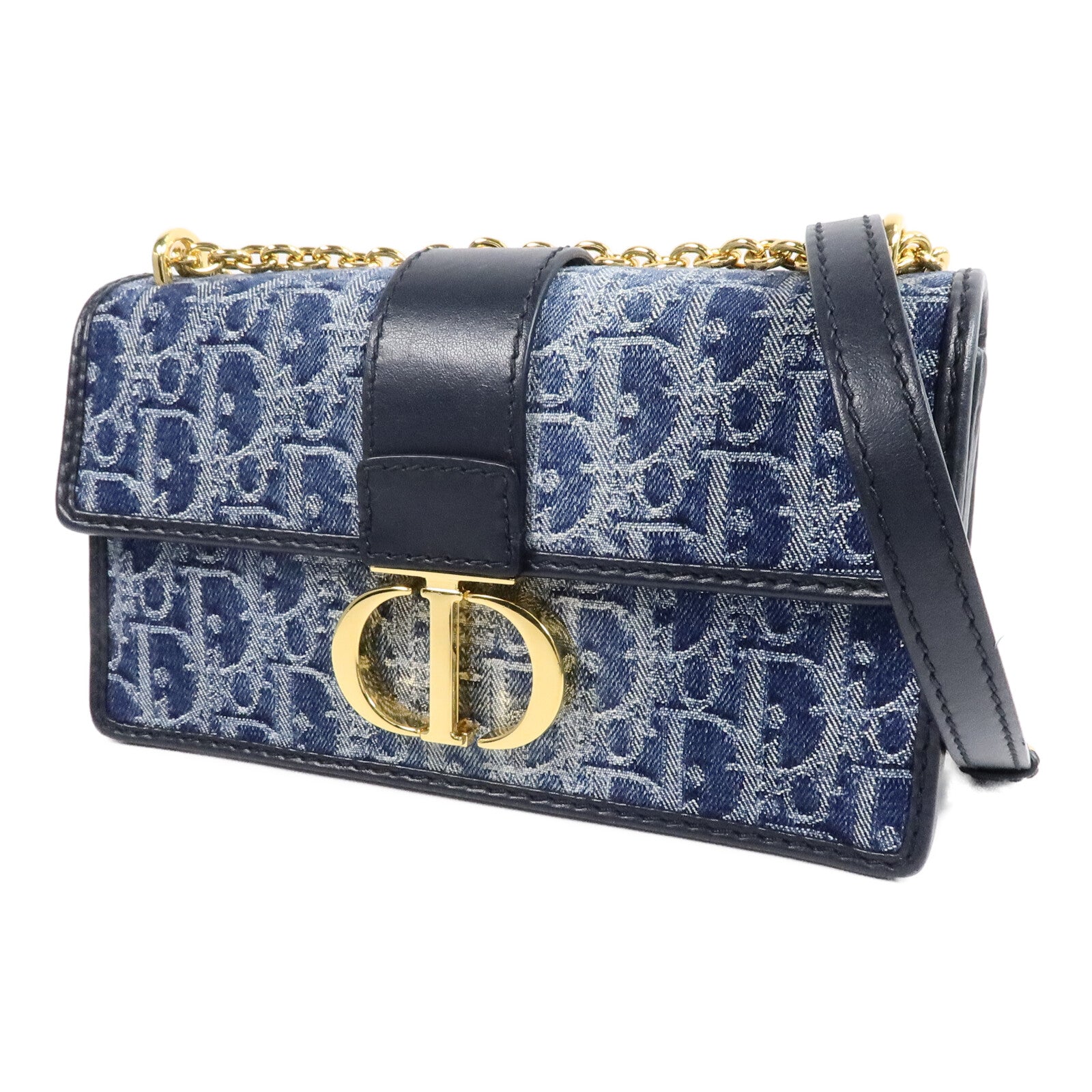 Dior 帆布30 Montaigne East-West Bag with Chain鏈帶肩背袋