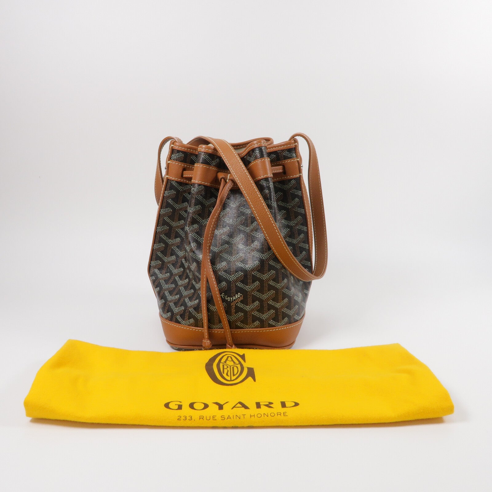 GOYARD 塗層帆布Petit Flot Bucket Bag肩背袋