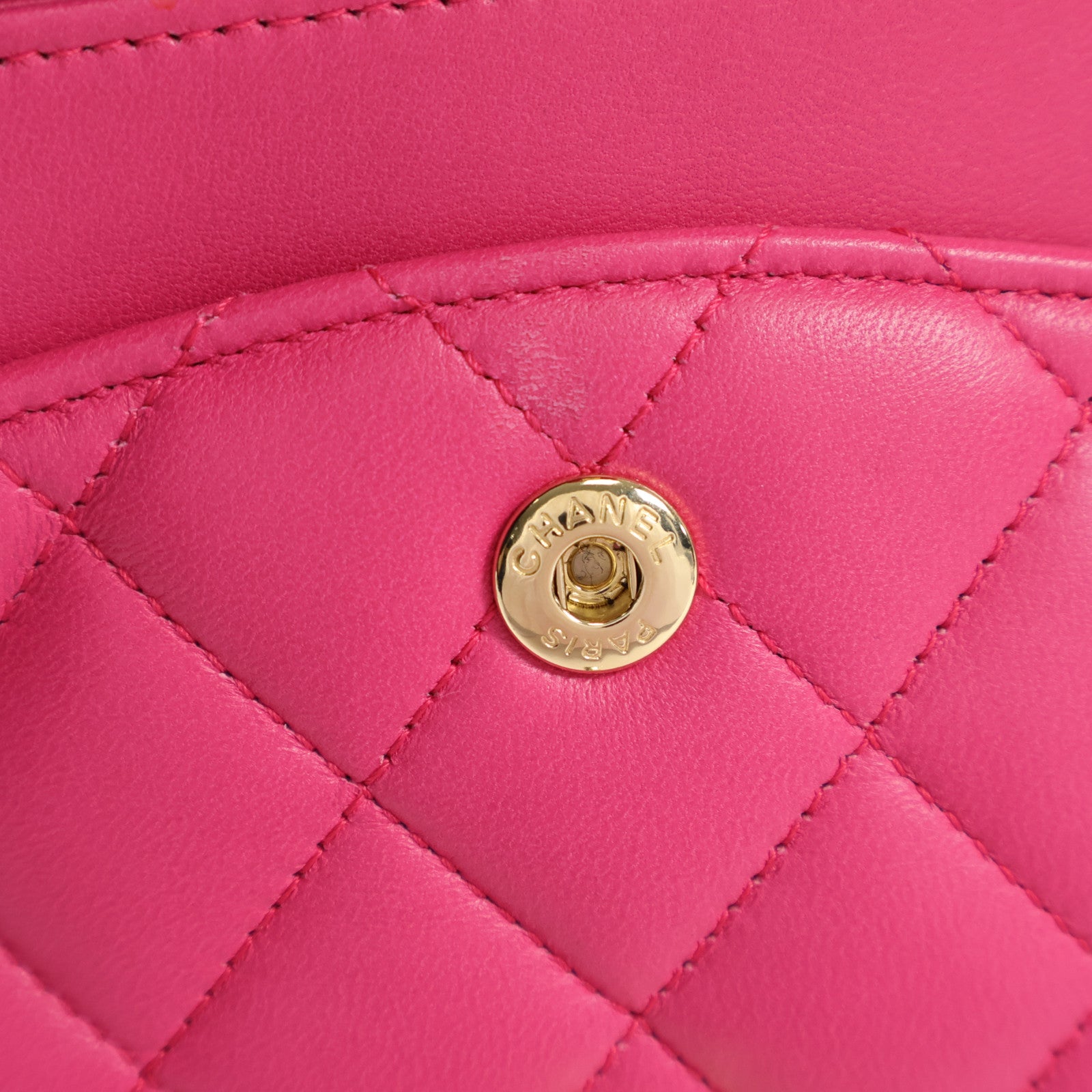 CHANEL 羊皮皮革Classic 25銀扣鏈帶肩背袋