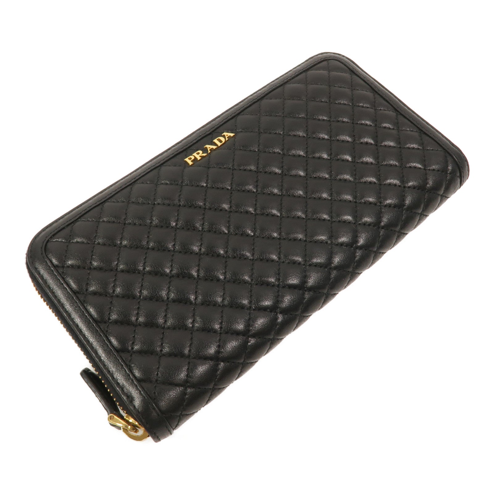 PRADA 牛皮皮革Zipper Long Wallet長錢包