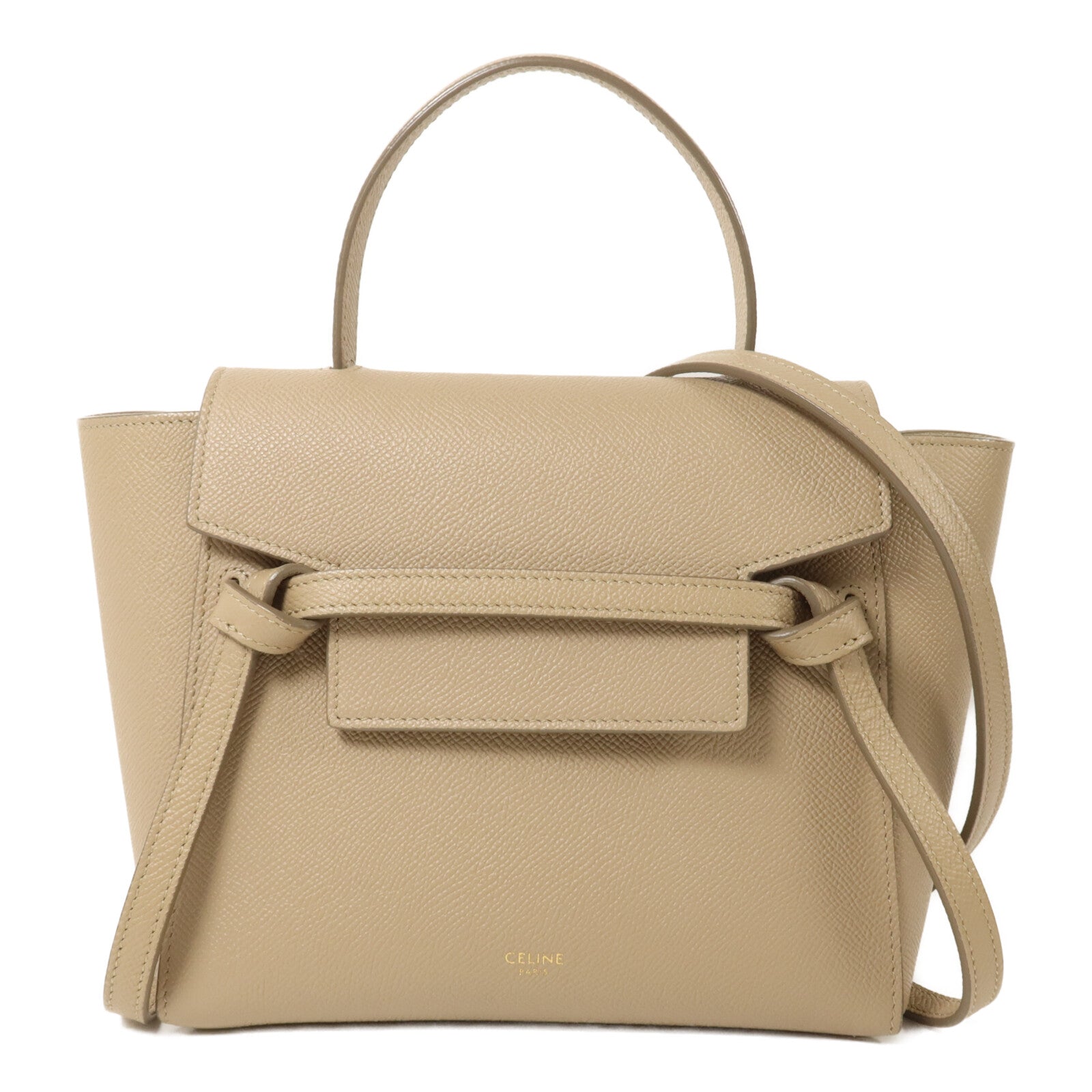 CELINE 牛皮皮革Nano Belt Bag手挽肩背兩用袋
