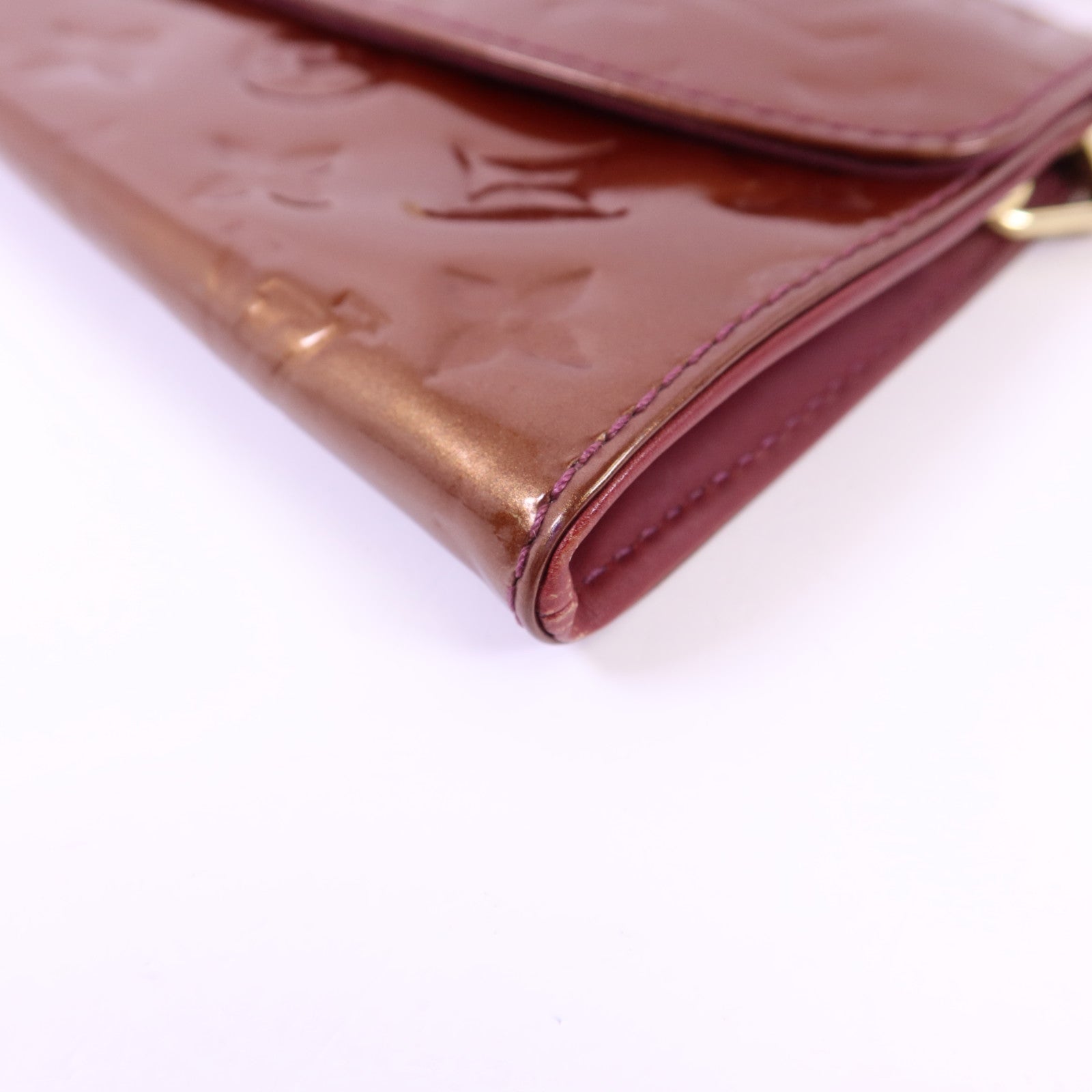 LOUIS VUITTON Vernis Sunset Boulevard金扣肩背袋
