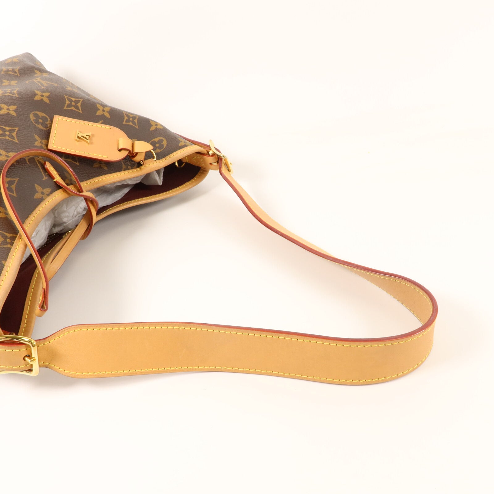 LOUIS VUITTON Monogram CarryAll PM金扣肩背袋