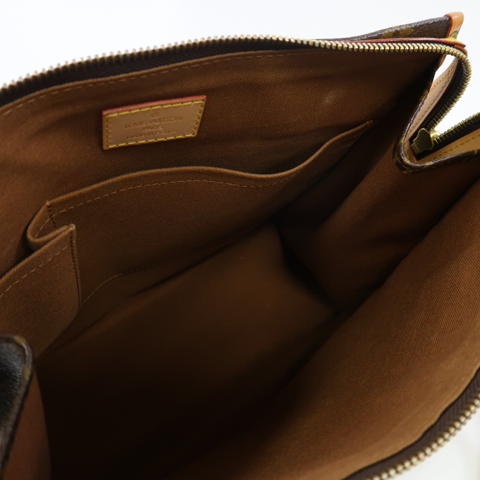 LOUIS VUITTON Monogram Popincort Haut金扣肩背袋啡色