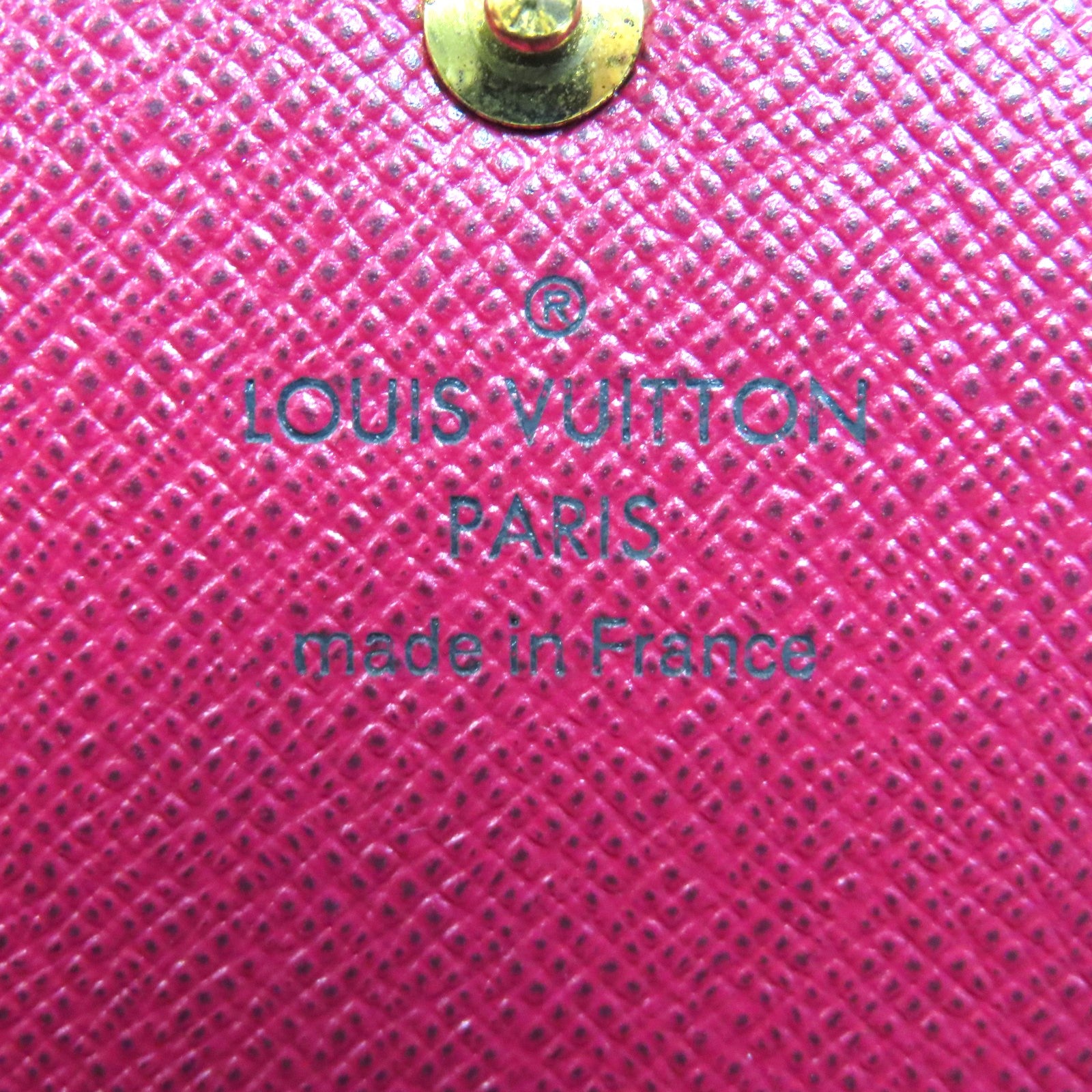 LOUIS VUITTON Monogram Long Wallet金扣啪鈕長錢包啡色