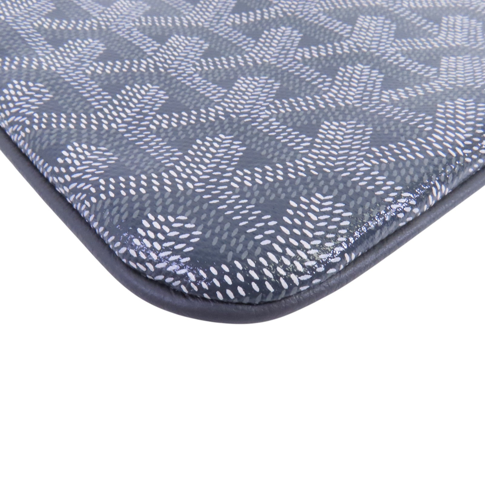 GOYARD 塗層帆布Pouch銀扣手拿包