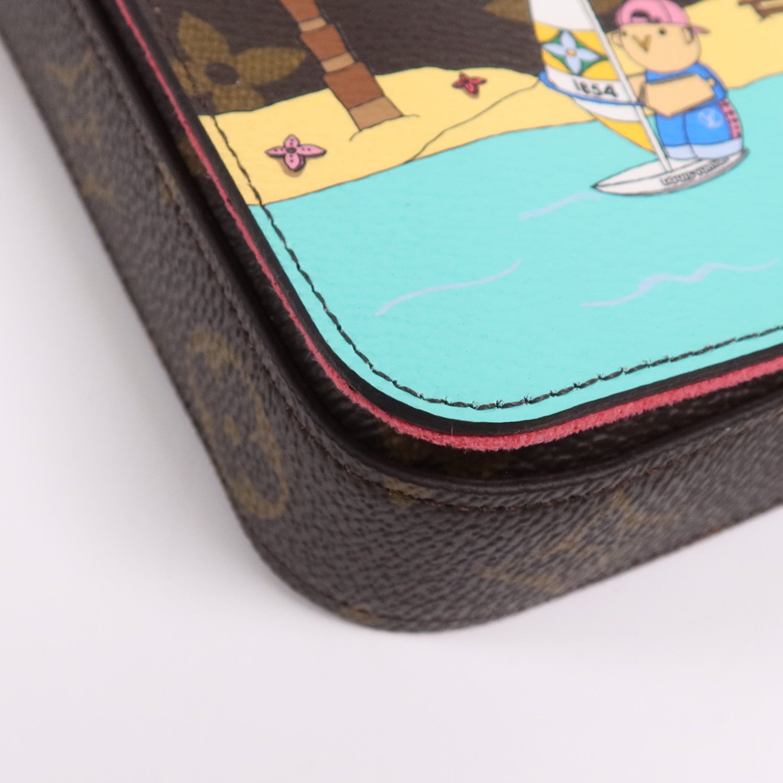 LOUIS VUITTON Monogram Felicie Pochette金扣鏈帶肩背袋