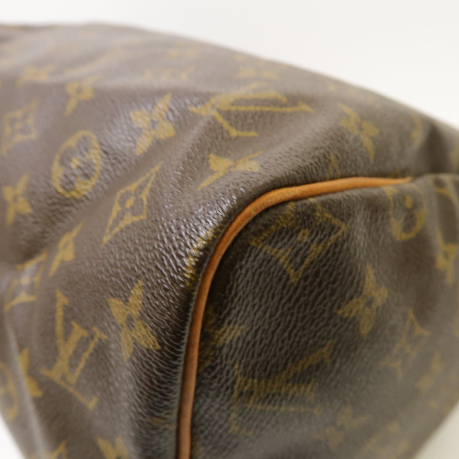 LOUIS VUITTON 【激減優惠】Monogram Speedy 30金扣手挽袋啡色
