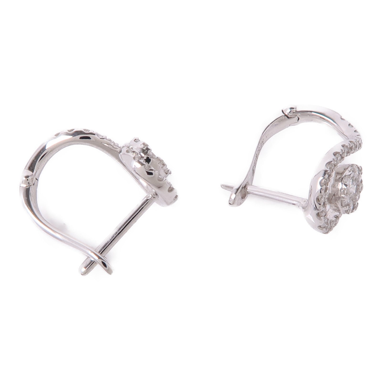 JEWELRY (PRICE DOWN) Diamond Earrings 18K White Gold