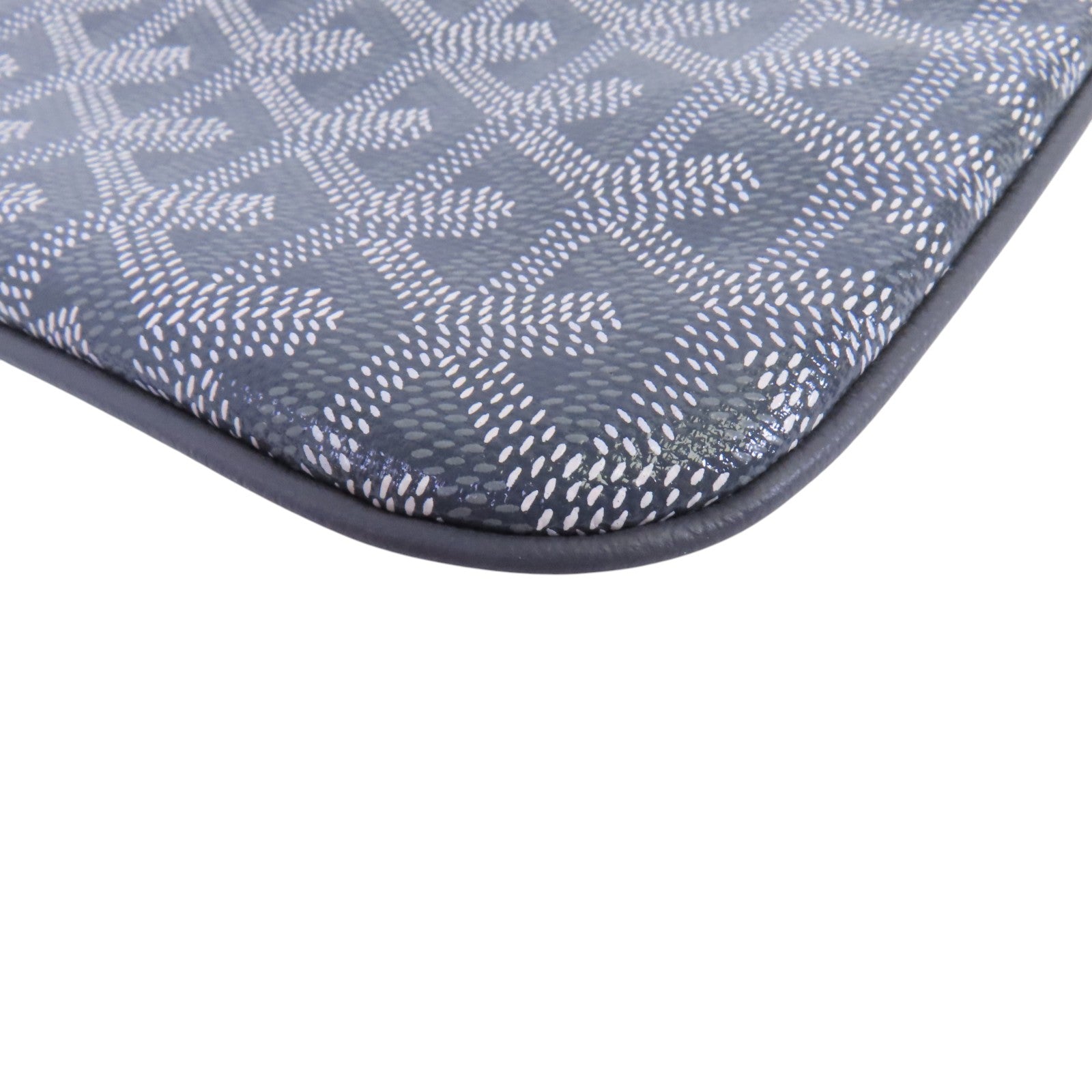 GOYARD 塗層帆布Pouch銀扣手拿包